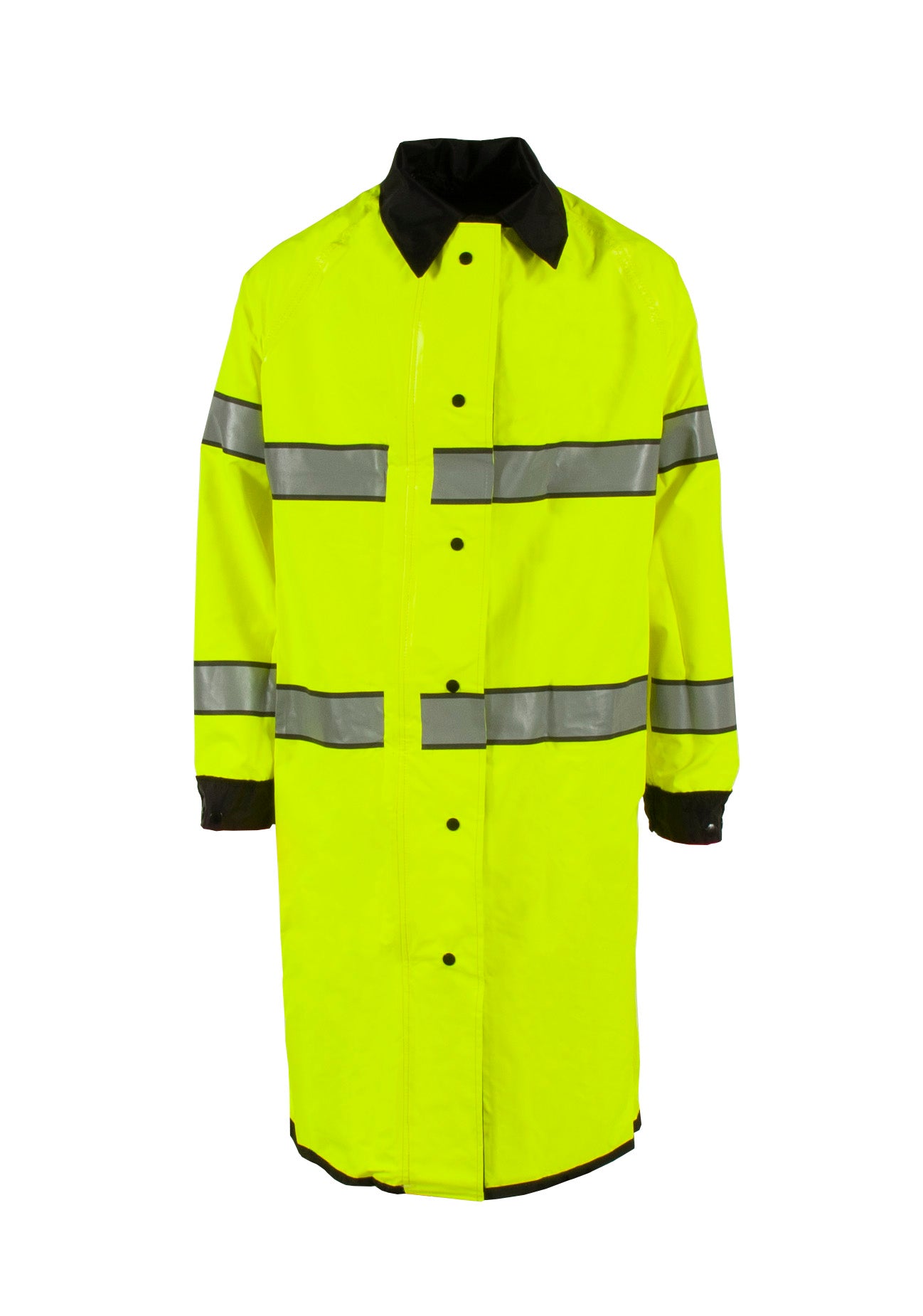Radians 4703RCH3M 4703RCH3M Safe Officer Series Reversible Raincoat with Reflective Tape - Safety Jacket