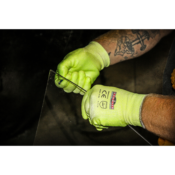 Radians RWG531 RWG531 Radwear® Silver Series™ Cut Protection Level A2 High Visibility Grip Glove - Work Gloves