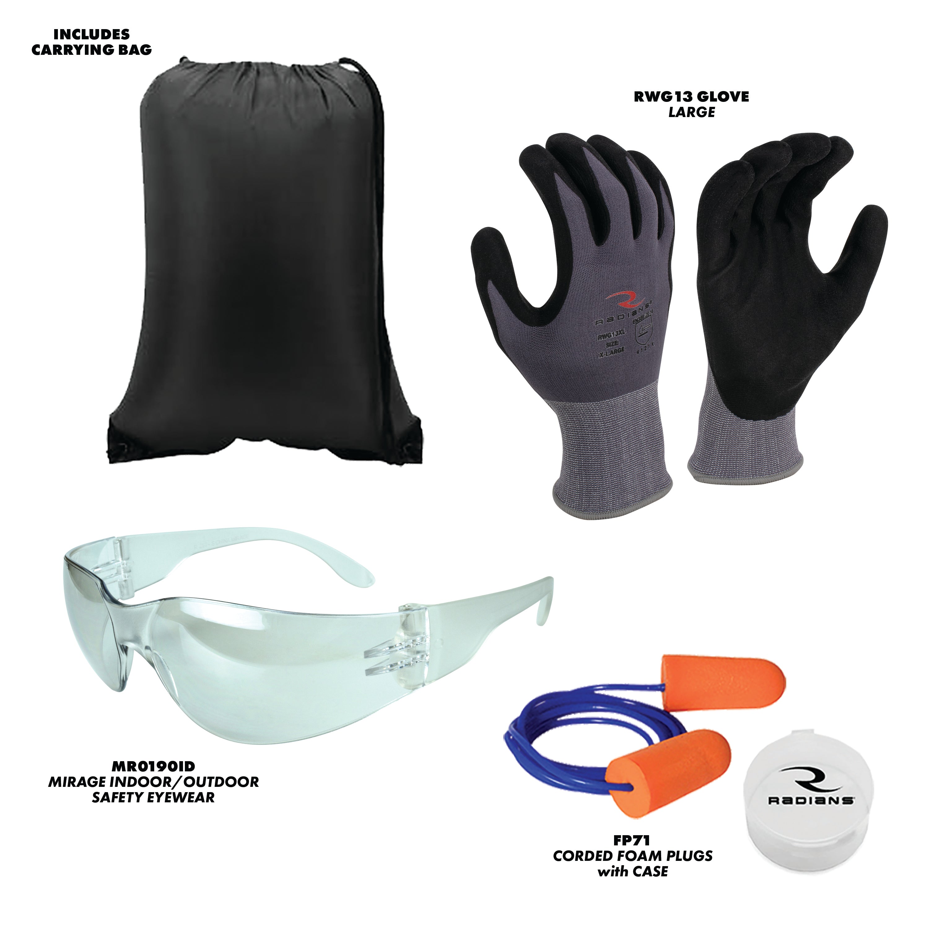 Base Starter Kit Glove, Bag