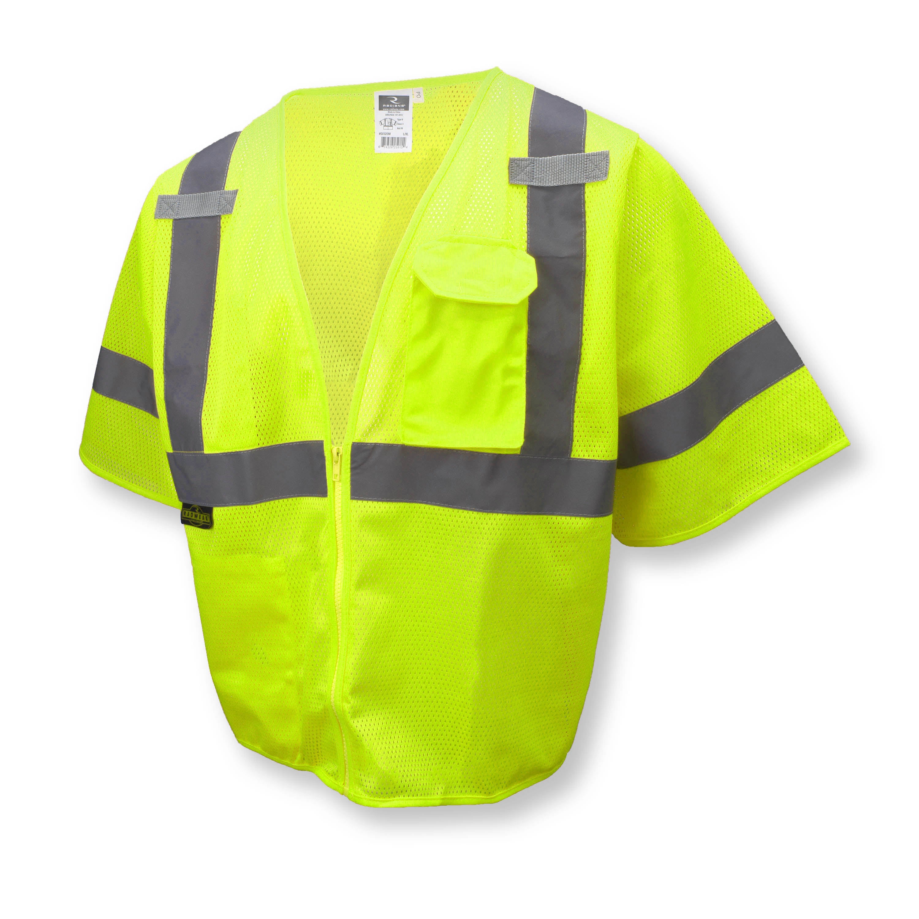 Radians SV3Z SV3 Economy Type R Class 3 Mesh Safety Vest ANSI Class 3