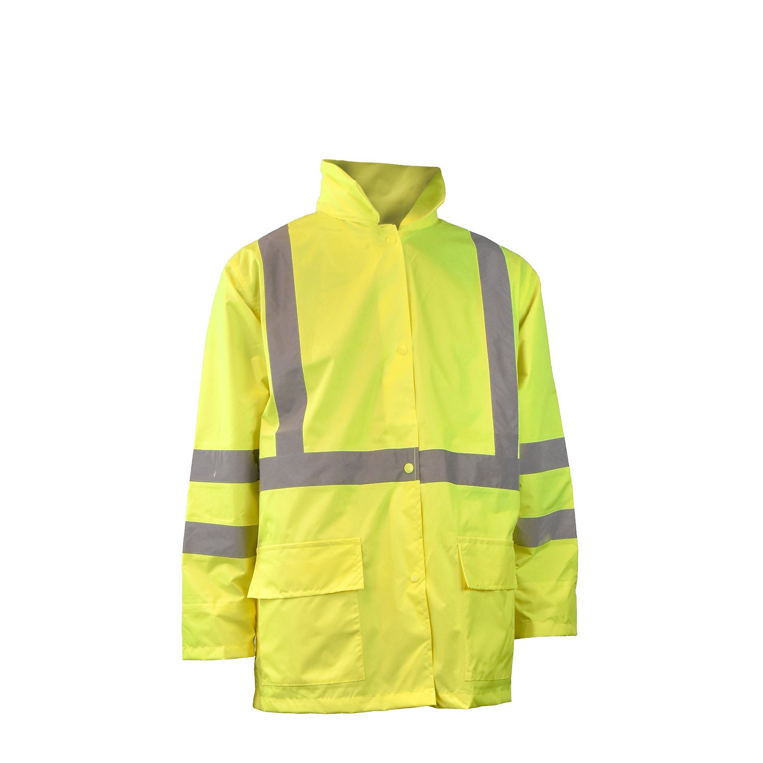 Radians RW10-3S1Y RW10-3S1Y Lightweight Rain Jacket ANSI Class 3 - Safety Jacket