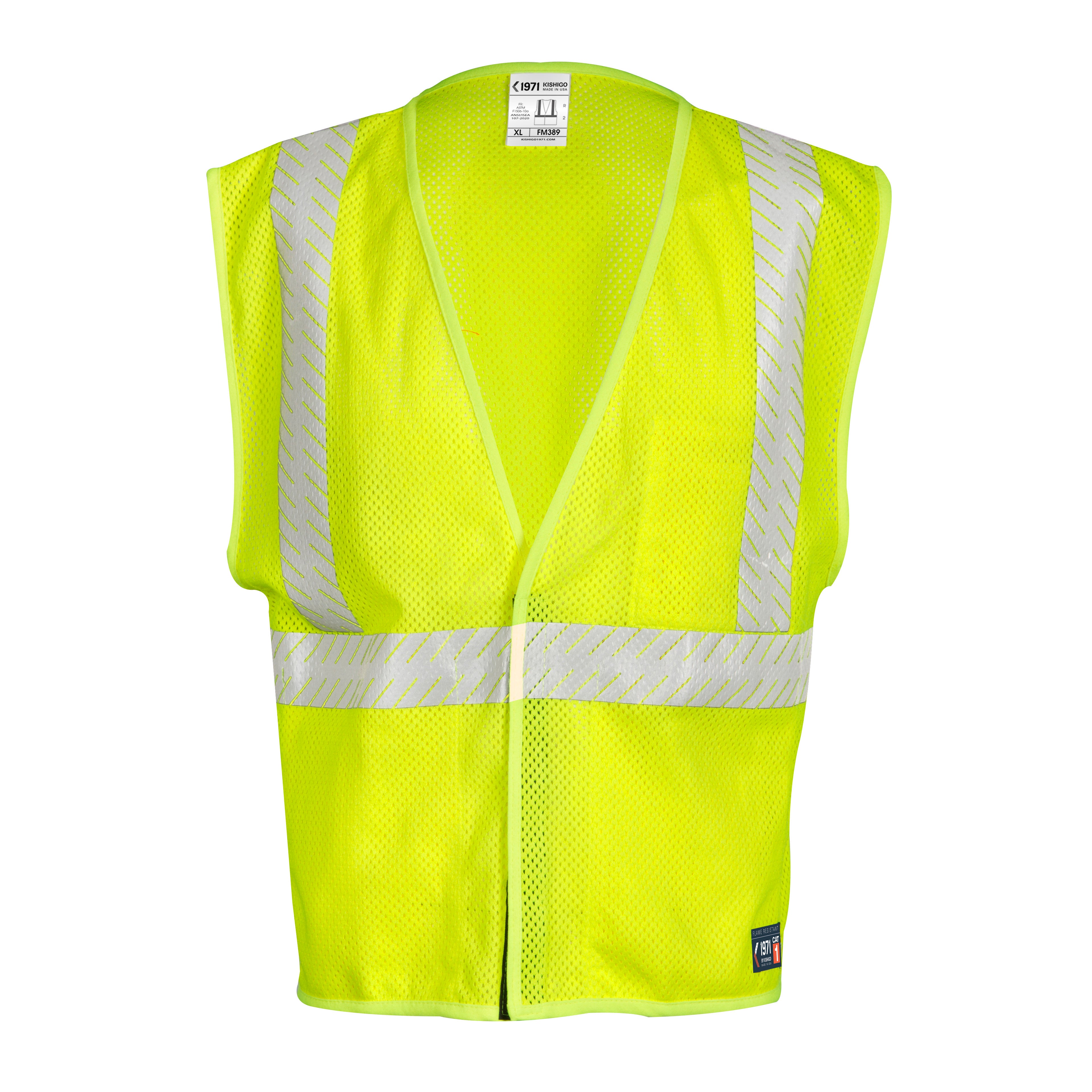 Kishigo FM38 FR Breathable Mesh Vest - Safety Vest