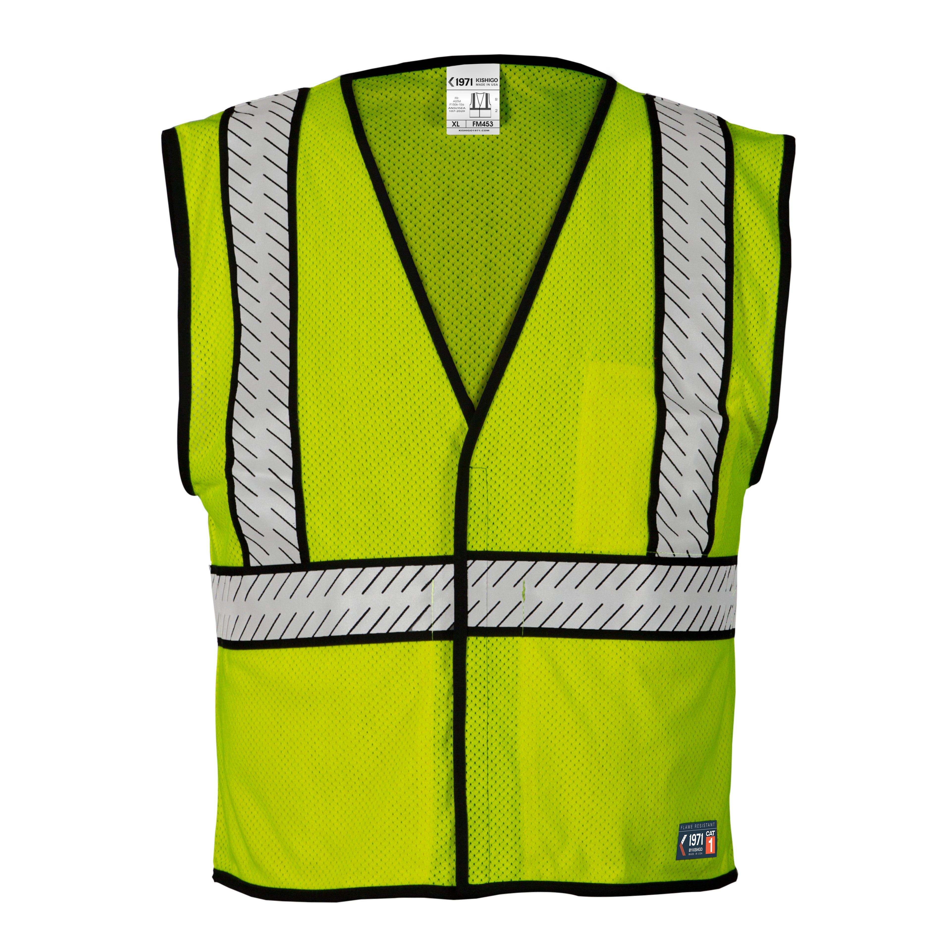 FR Dark Breathable Mesh Vest