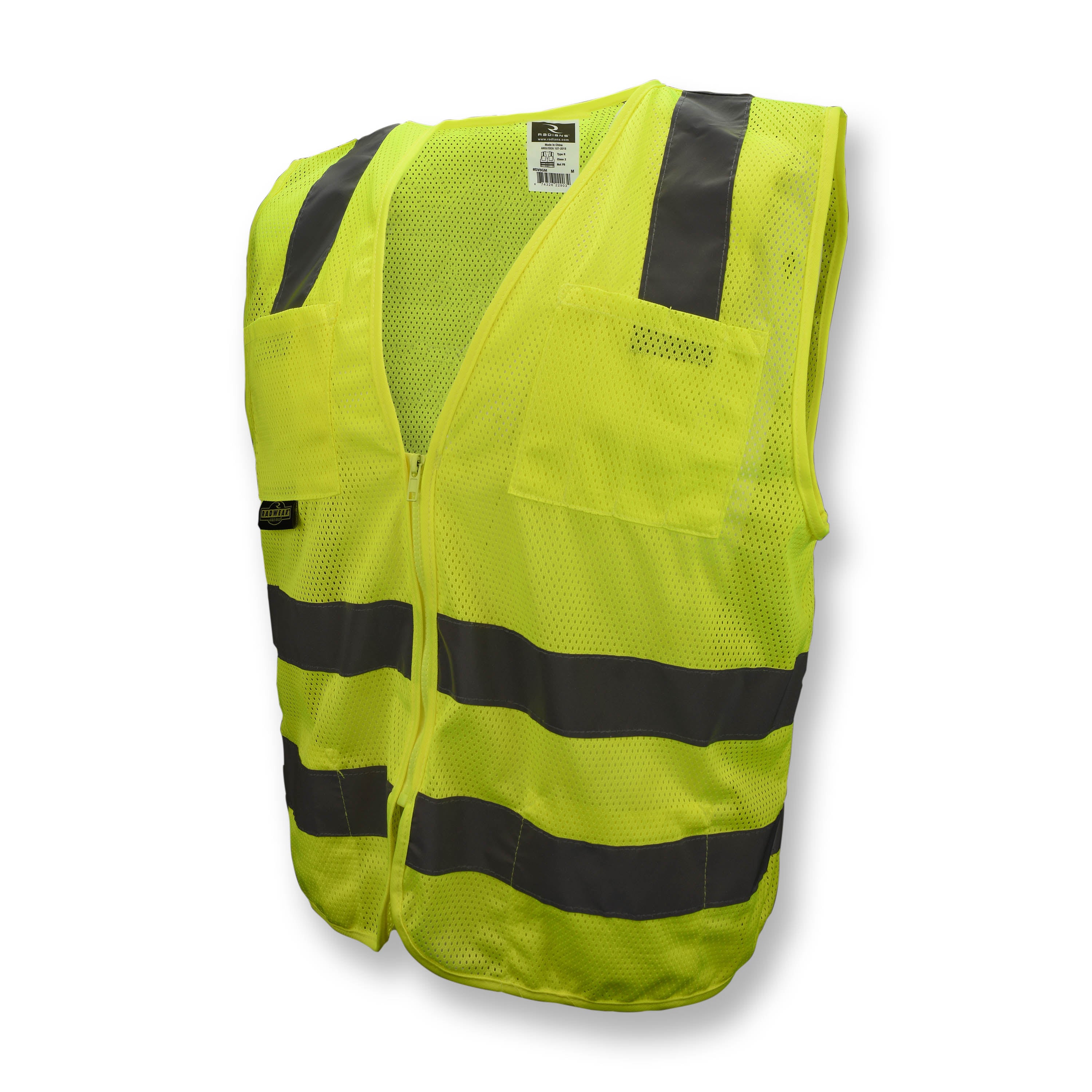 Radians SV8-MESH SV8 Standard Type R Class 2 Mesh Safety Vest ANSI Class 2