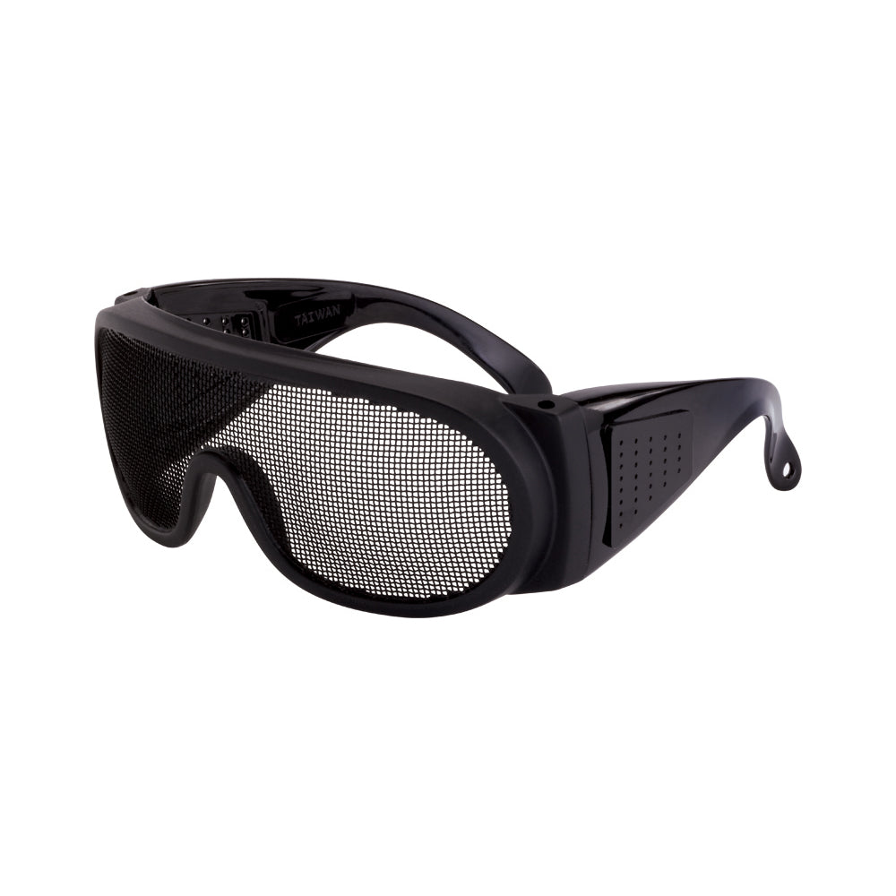 Wire Mesh Over the Glass Safety Eyewear Frame Wire Mesh Lens