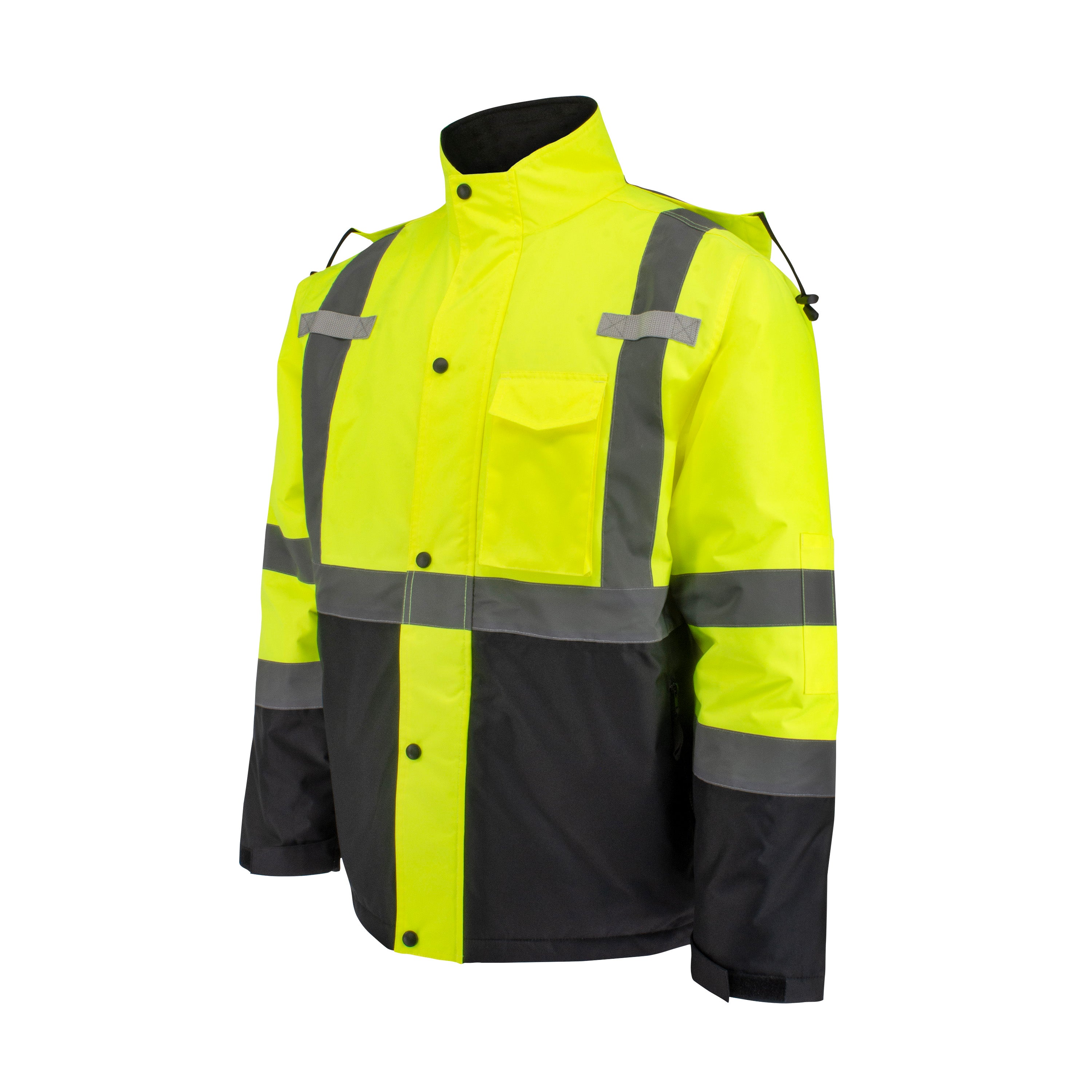SJ411QB-3 SJ411QB Class 3 Economy Parka with Quilted Lining
