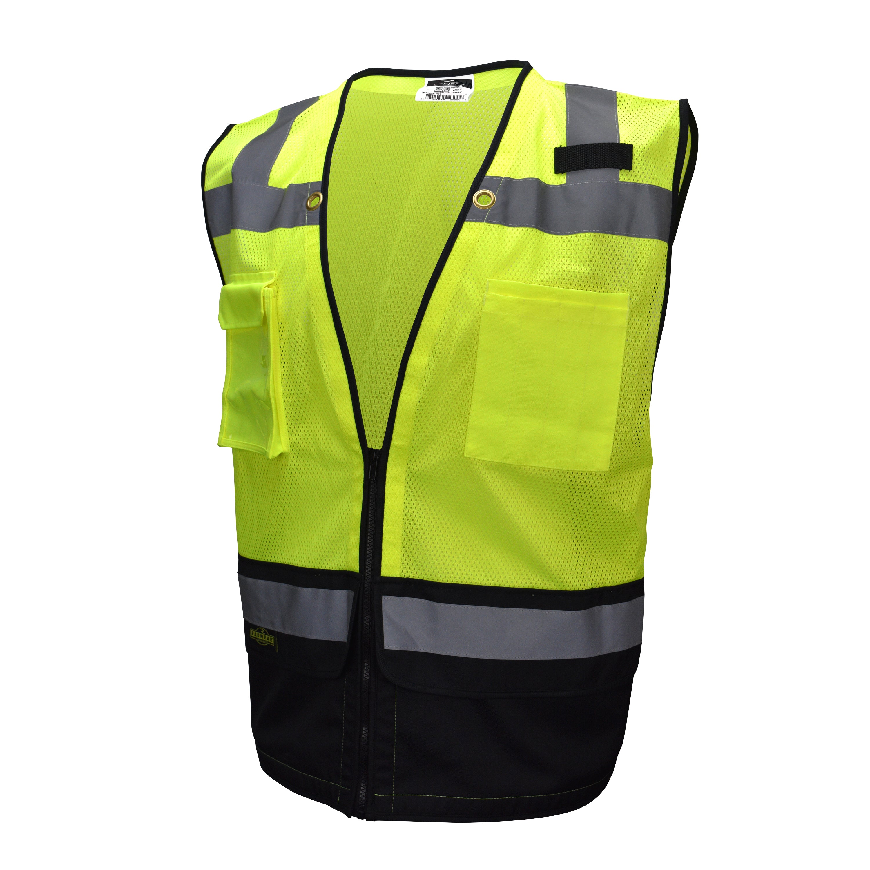 SV59B-2 SV59B Type R Class 2 Heavy Duty Surveyor Safety Vest with Zipper