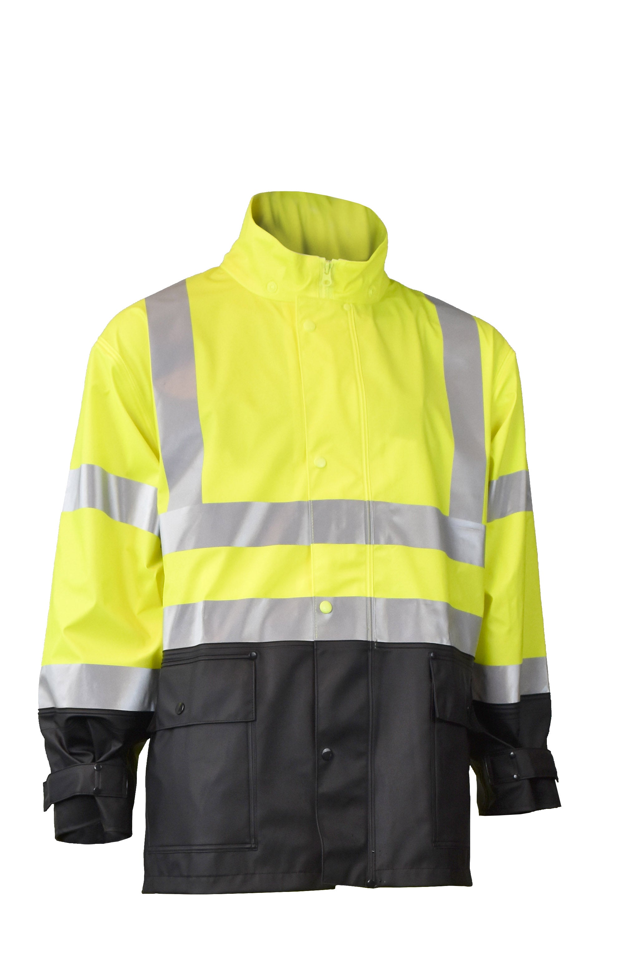 Radians RW07J-3ZGV RW07 High Visibility Rainwear Jacket - Safety Jacket