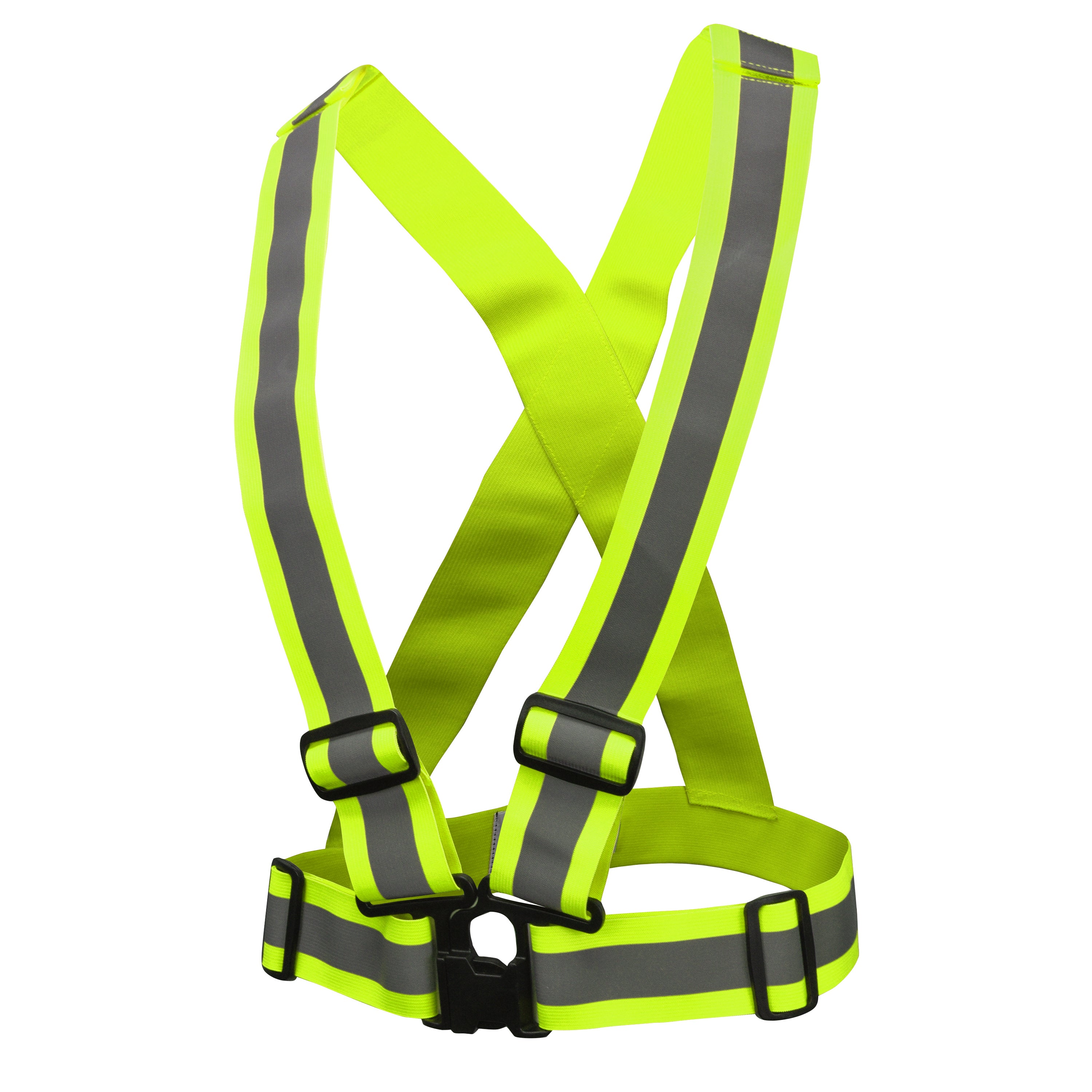 SA0201X SA0201X High Visibility Breakaway X-Back Safety Harness -Green
