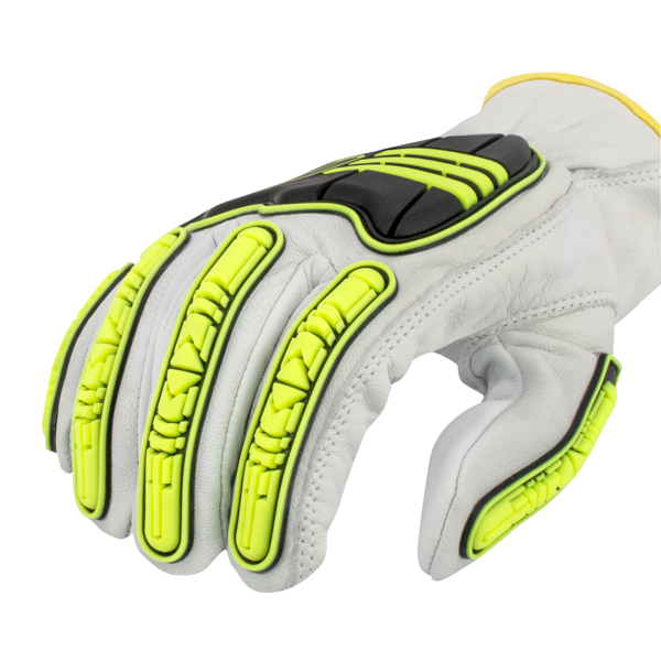 Radians RWG56 RWG56 KAMORI® A6 White Grain Goatskin Driver with TPR - Work Gloves