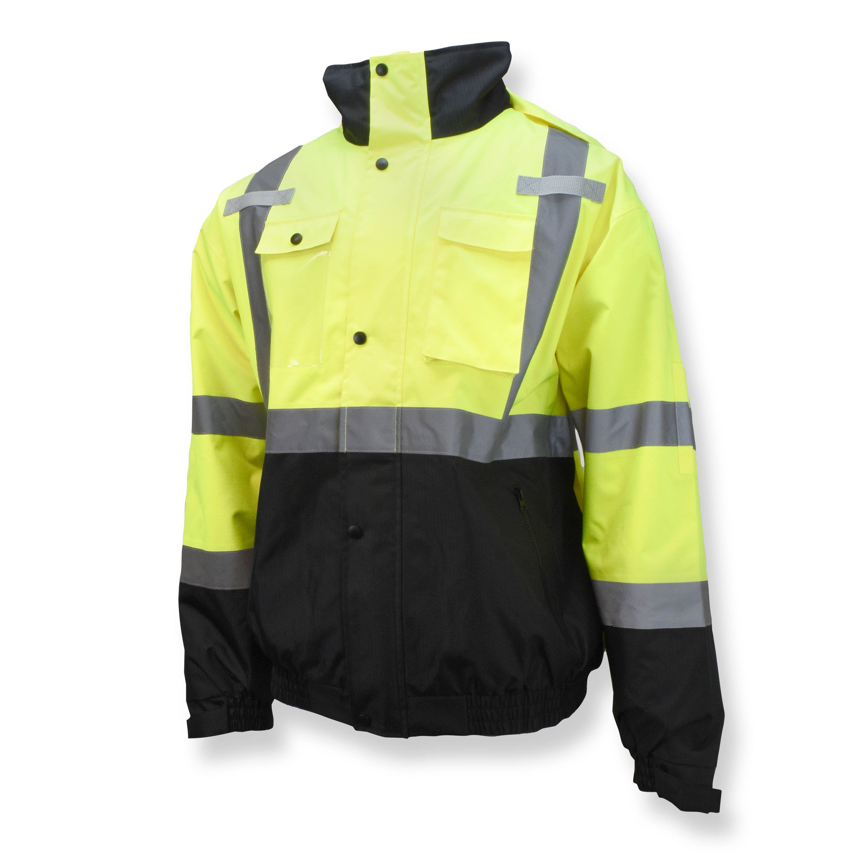 SJ320B-3 SJ320 3-in-1 Durable Ripstop Bomber Jacket with Color Blocking