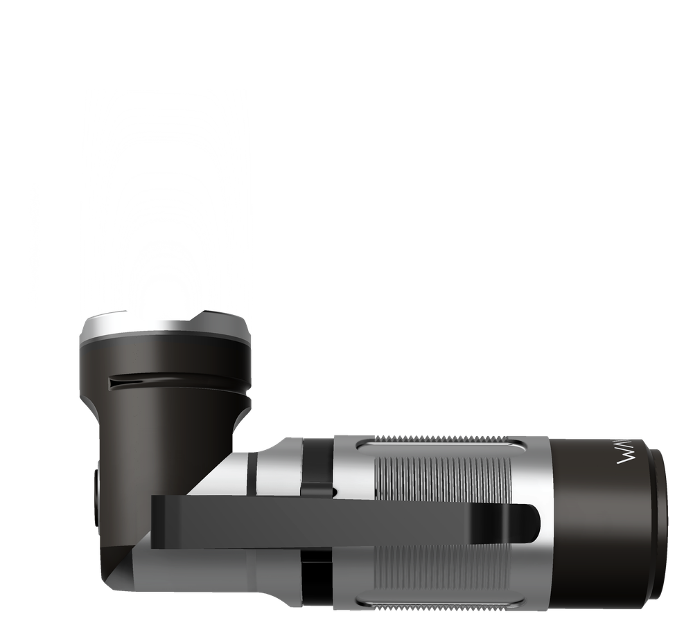 1000 Lumen Flashlight w/ Rail Clip