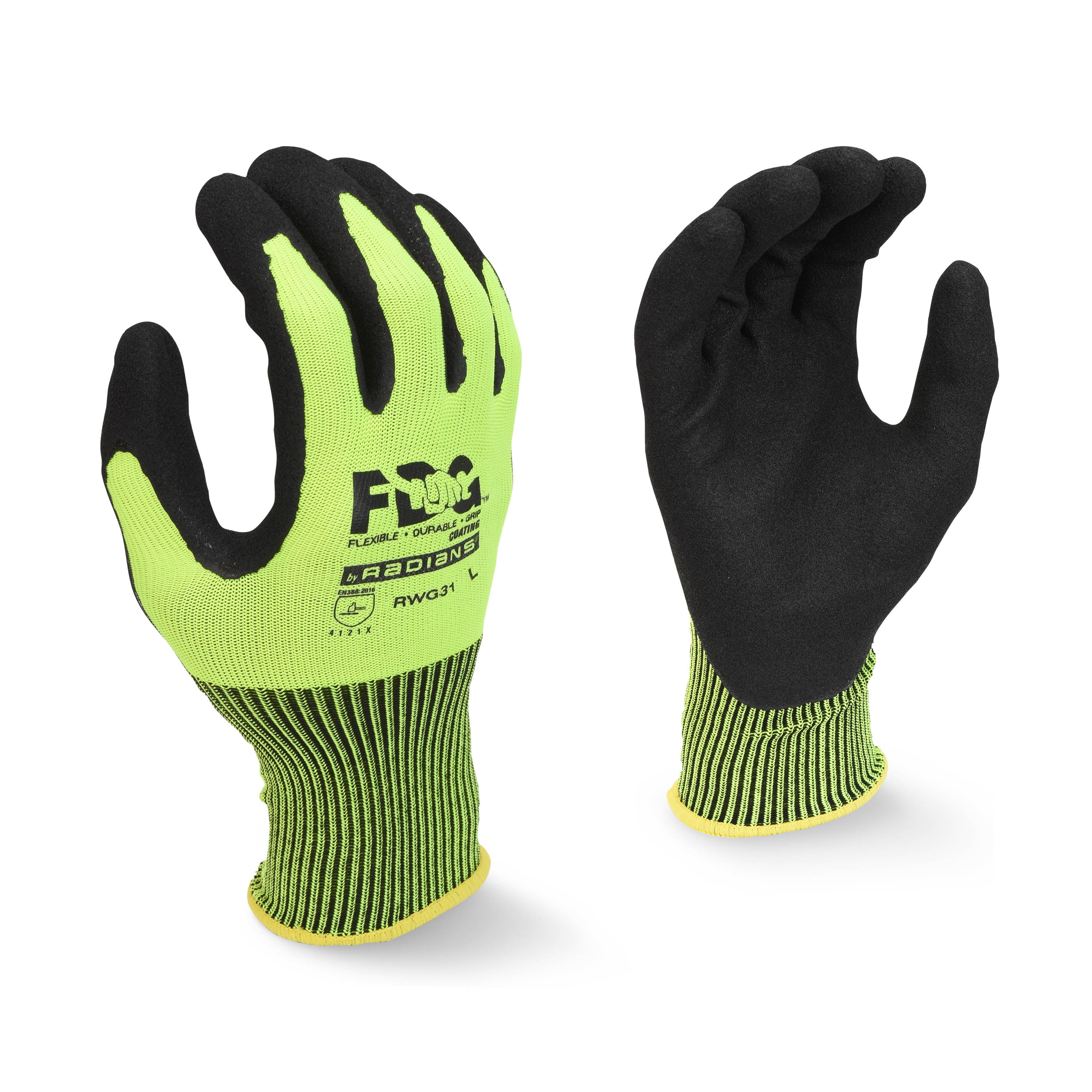 Radians RWG31 RWG31 FDG Coating High Visibility Work Glove