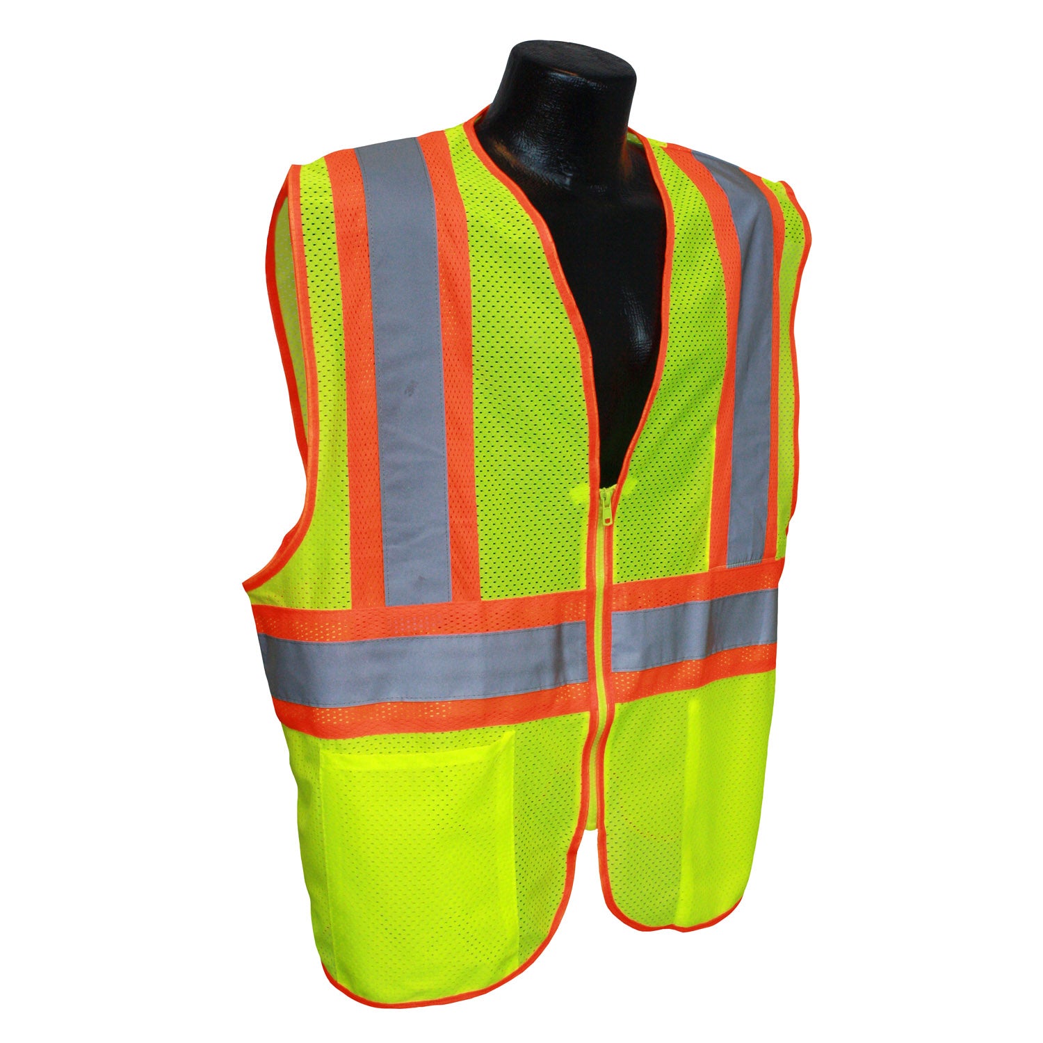 Radians LHV-5ANSI-CT LHV-5ANSI-CT Type R Class 2 3.5oz Poly Mesh Safety Vest ANSI Class 2