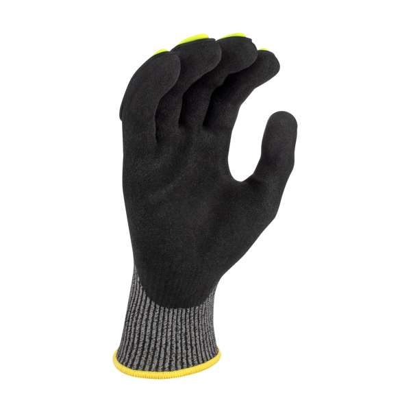 Radians RWG723 RWG723 TEKTYE® A6 Nitrile Dip with TPR Cut Protective Work Glove - Safety Glasses