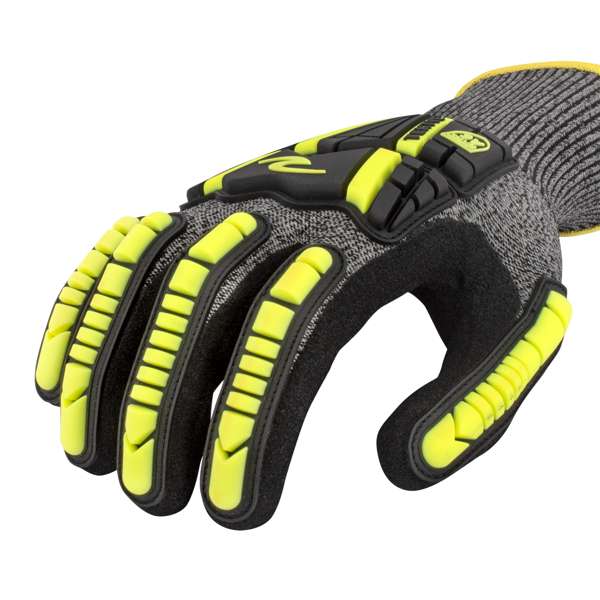 Radians RWG723 RWG723 TEKTYE® A6 Nitrile Dip with TPR Cut Protective Work Glove - Safety Glasses
