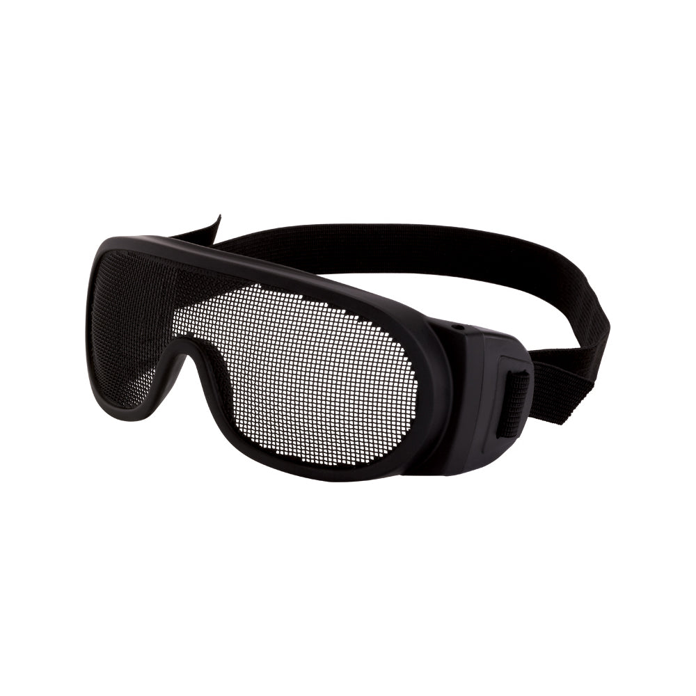 Wire Mesh Over the Glass Safety Eyewear Frame Wire Mesh Lens Elastic Strap