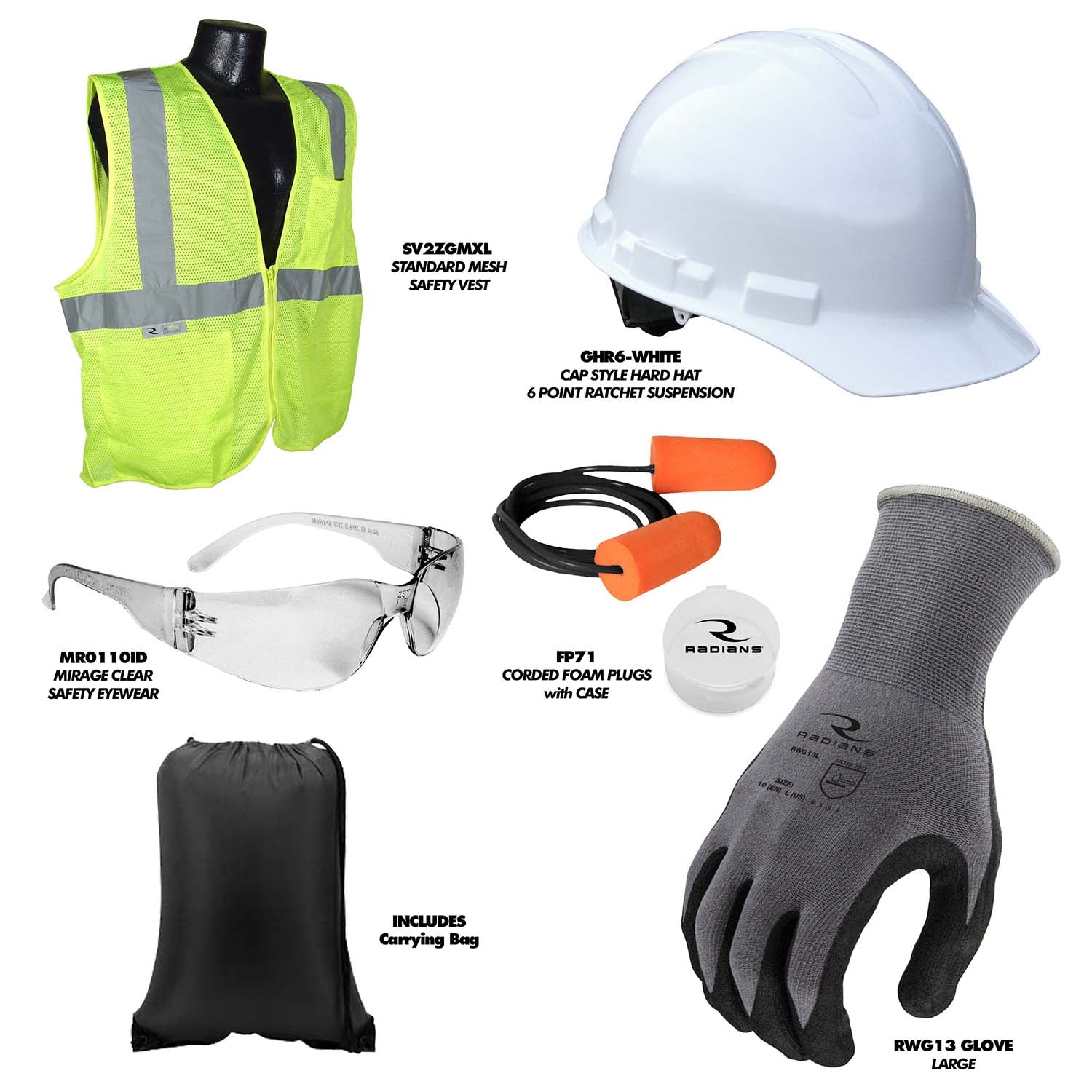 Radians RNHK-D Deluxe Starter Kit - Safety Equipment