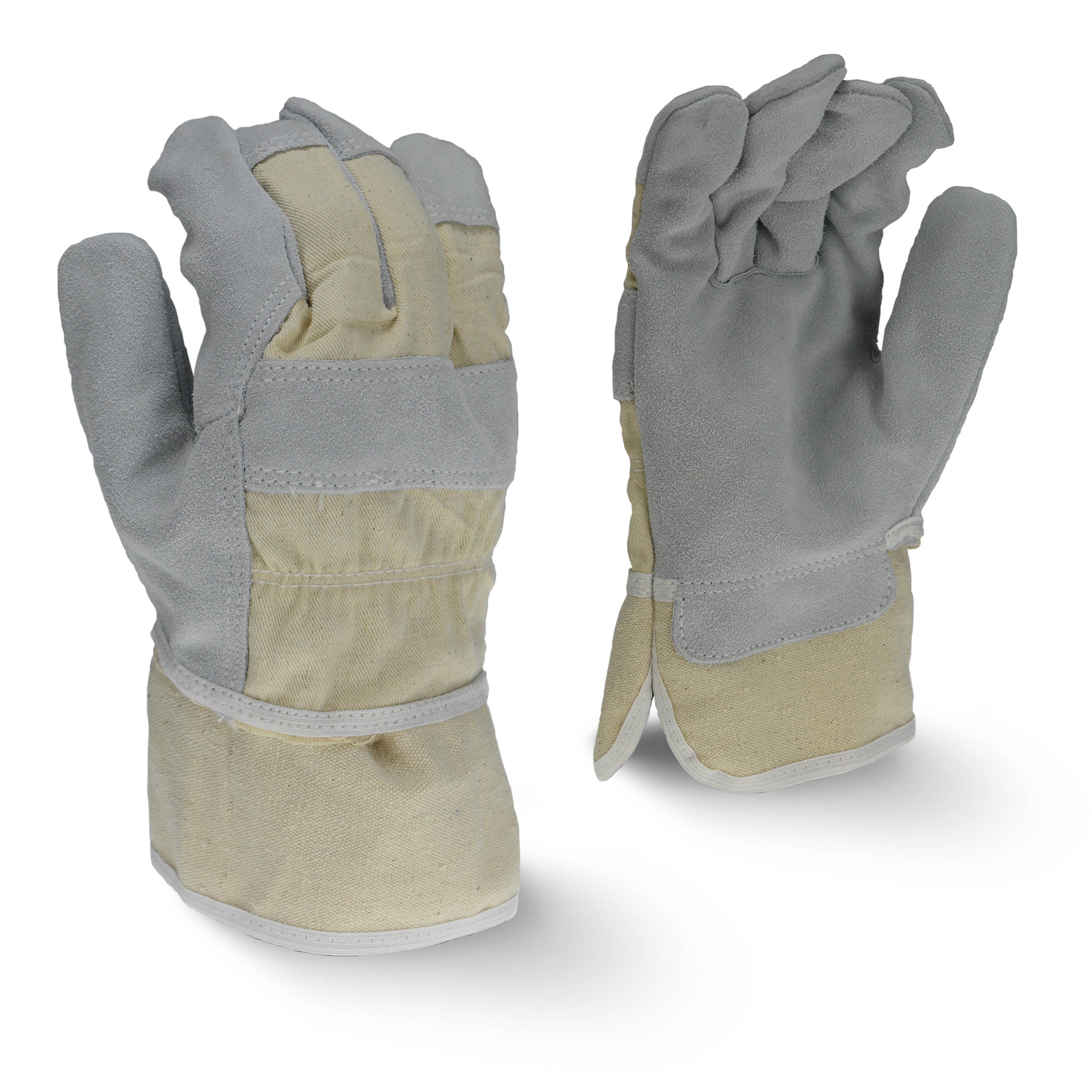 Radians RWG3200W RWG3200W Regular Shoulder Gray Split Cowhide Leather Glove - Work Gloves