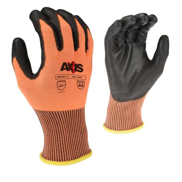 Radians RWG557 RWG557 AXIS™ Cut Protection Level A4 High Tenacity Nylon Glove - Safety Glasses