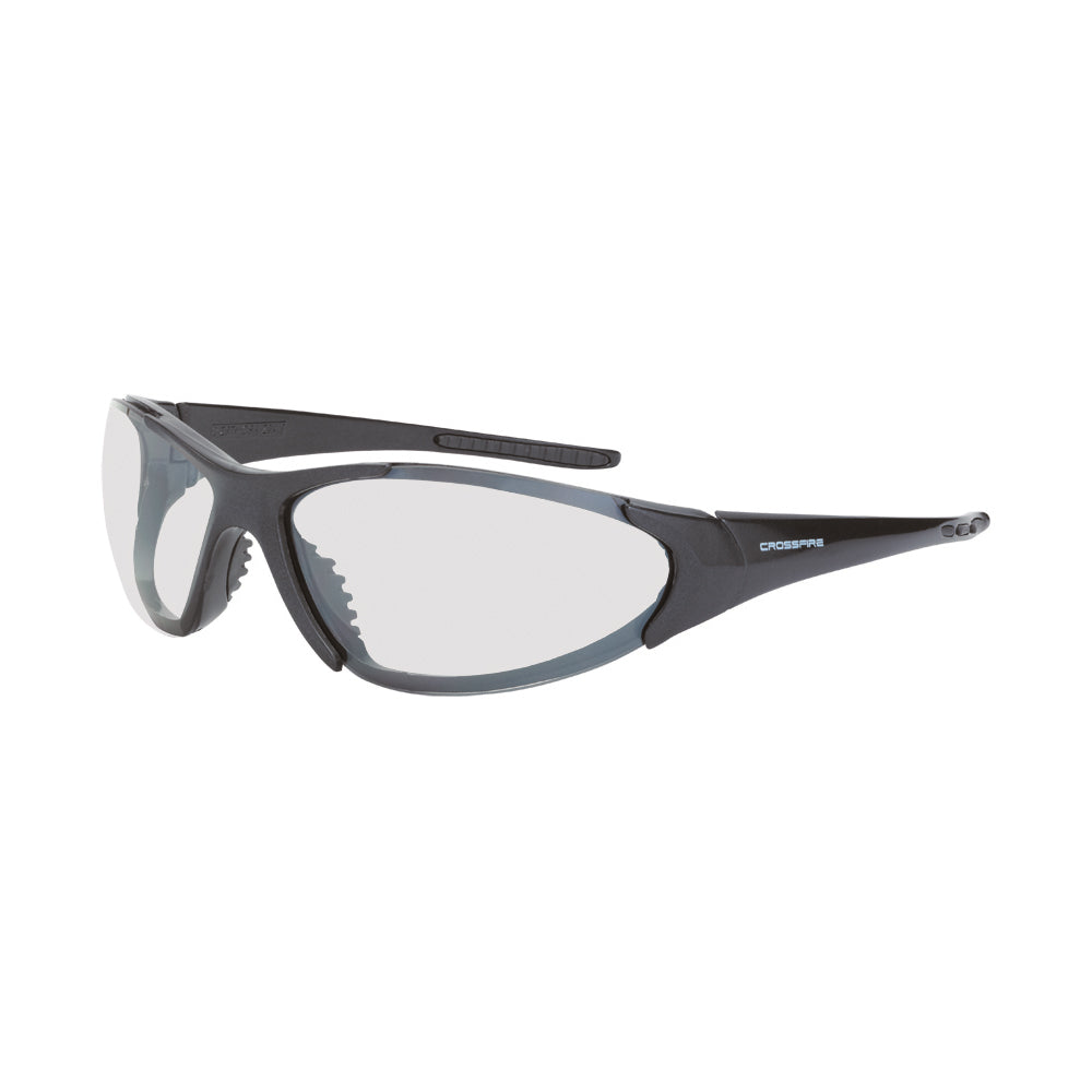 Core Premium Safety Eyewear Shiny Black Frame Indoor/Outdoor Lens