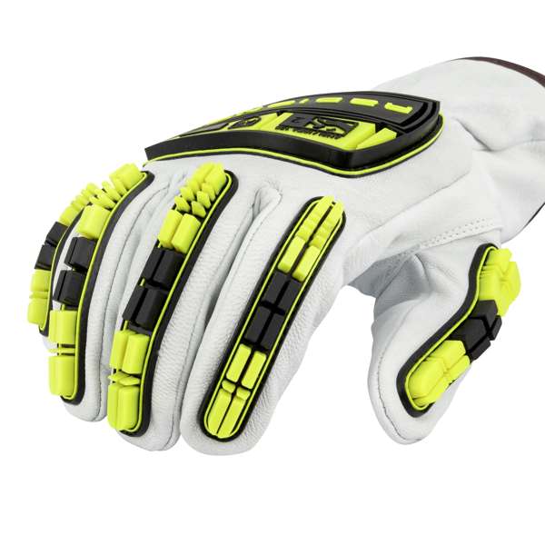 Radians RWG86 RWG86 KAMORI® Goatskin Leather HPPE Lined A6 Cut Protection Glove with TPR - Work Gloves