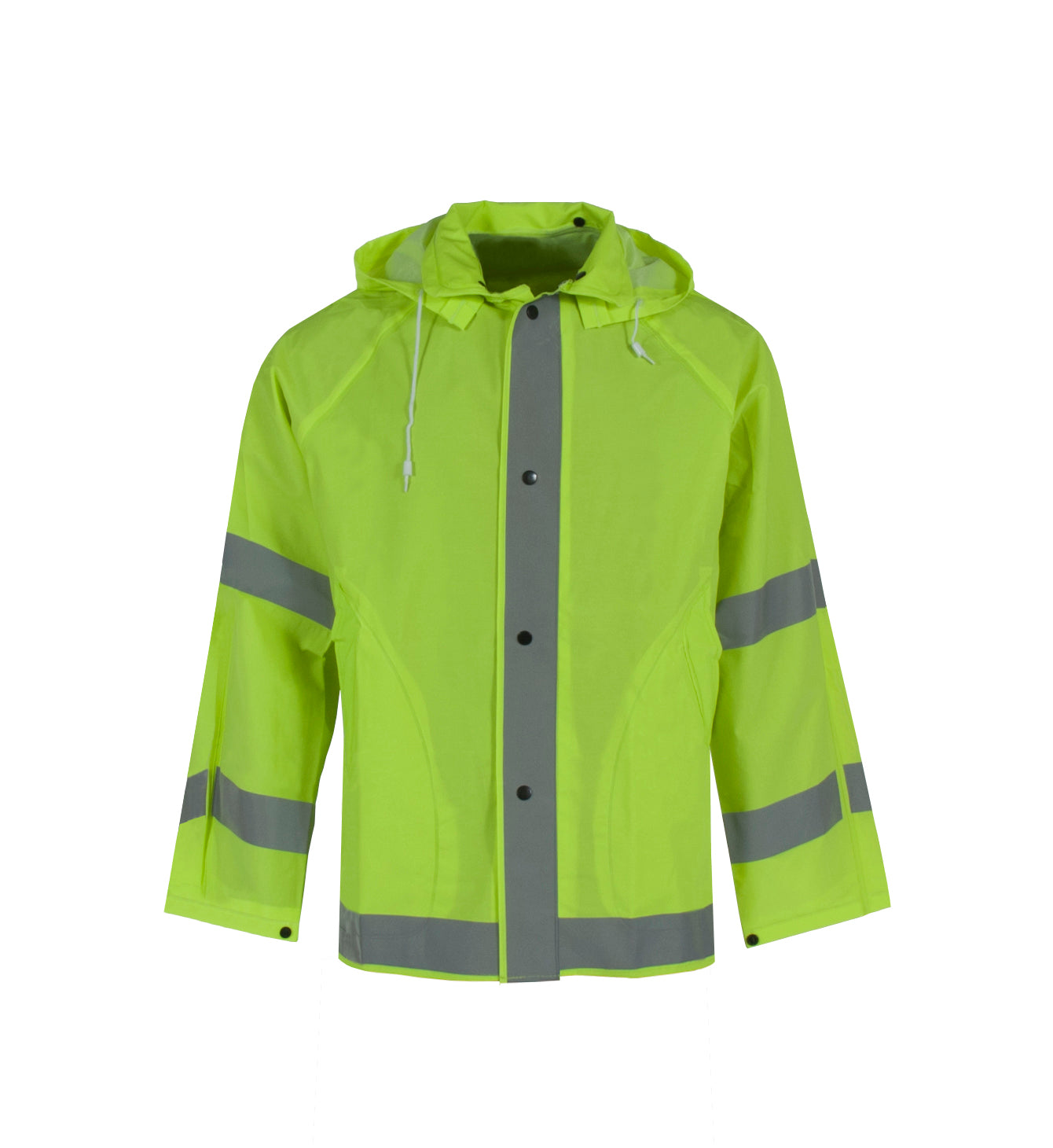 Radians 1820J 1820J Econo-Viz Jacket with Snap-On Hood and Reflective Tape - Welding Helmet