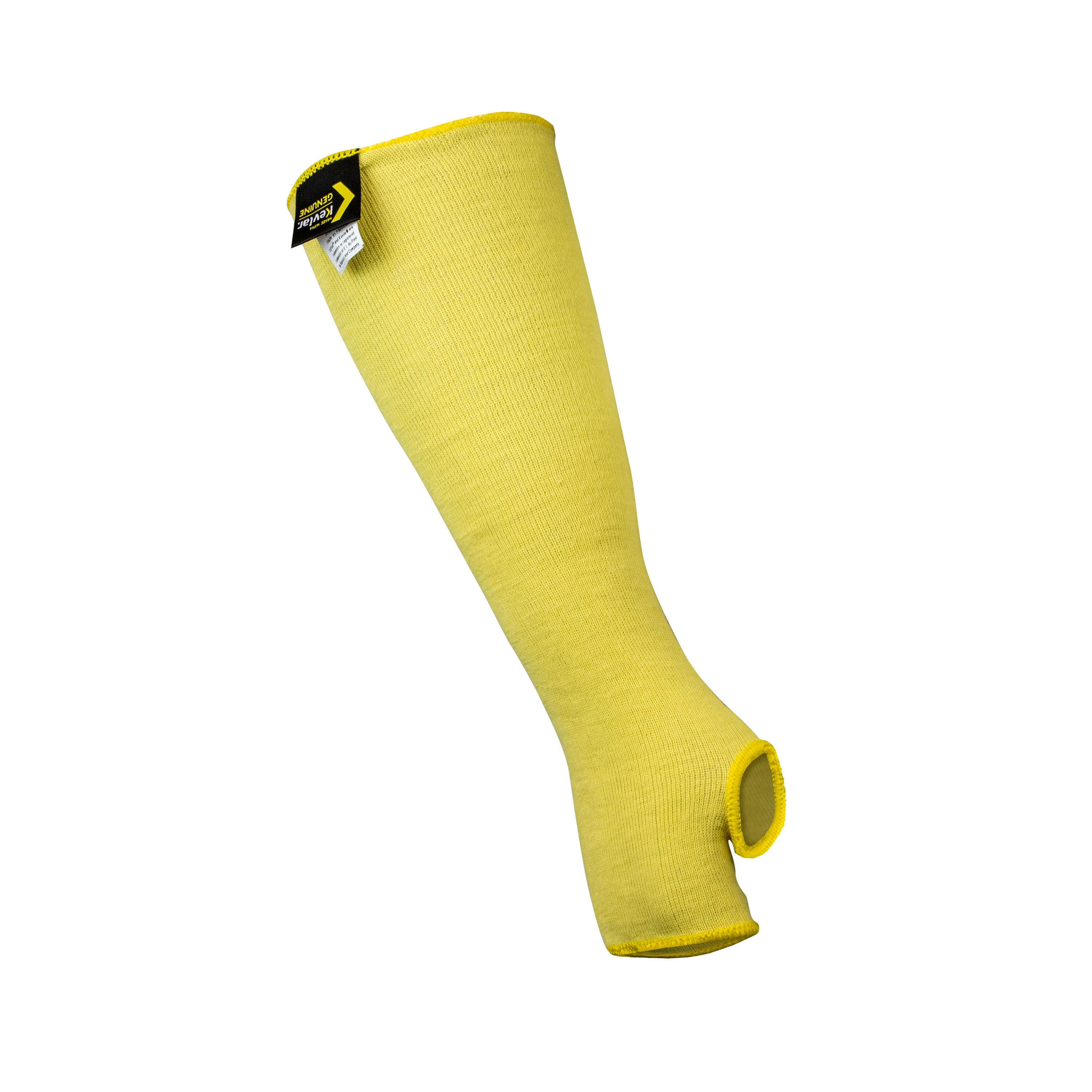 Radians RAD51K RAD51K 1-Ply Kevlar® A2 Cut Protection Sleeve 18" Length with Thumb Slot - Safety Equipment