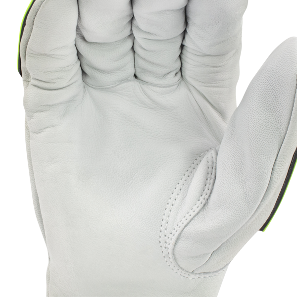 Radians RWG56 RWG56 KAMORI® A6 White Grain Goatskin Driver with TPR - Work Gloves