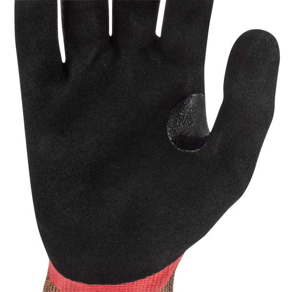 Radians RWG756 RWG756 TEKTYE® A4 Reinforced Thumb Nitrile Dip Cut Protective Work Glove - Safety Glasses