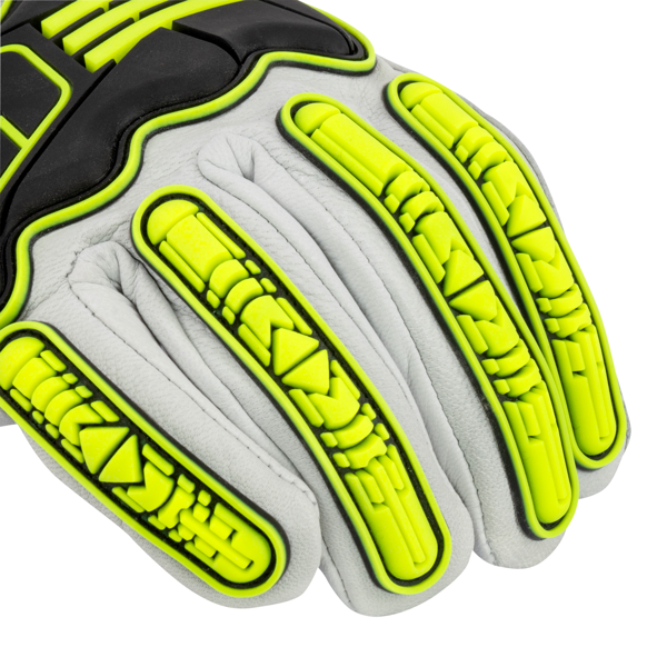 Radians RWG56 RWG56 KAMORI® A6 White Grain Goatskin Driver with TPR - Work Gloves
