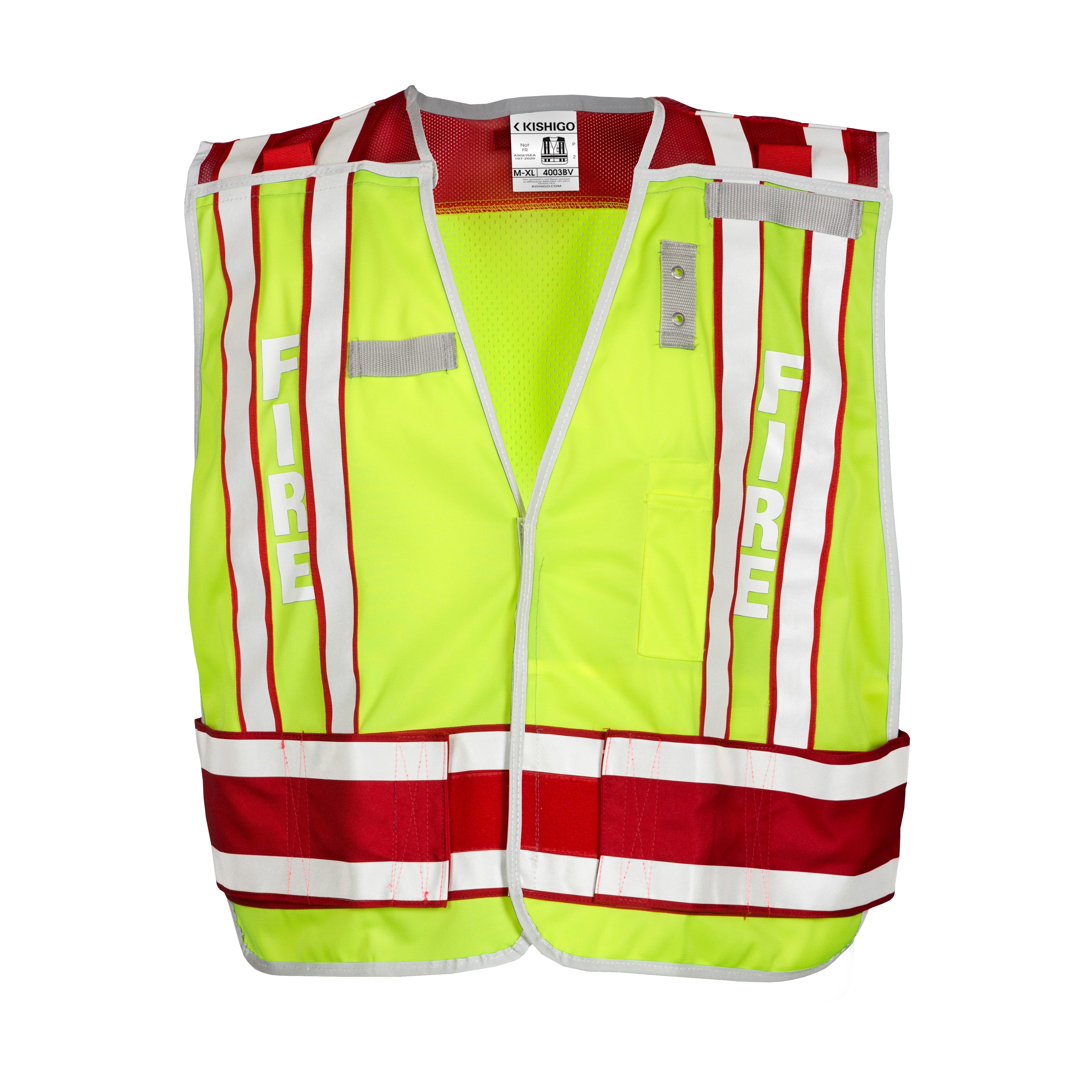 Kishigo 4003 Premium Brilliant Series 400 PSV Vest - Fire - Safety Vest