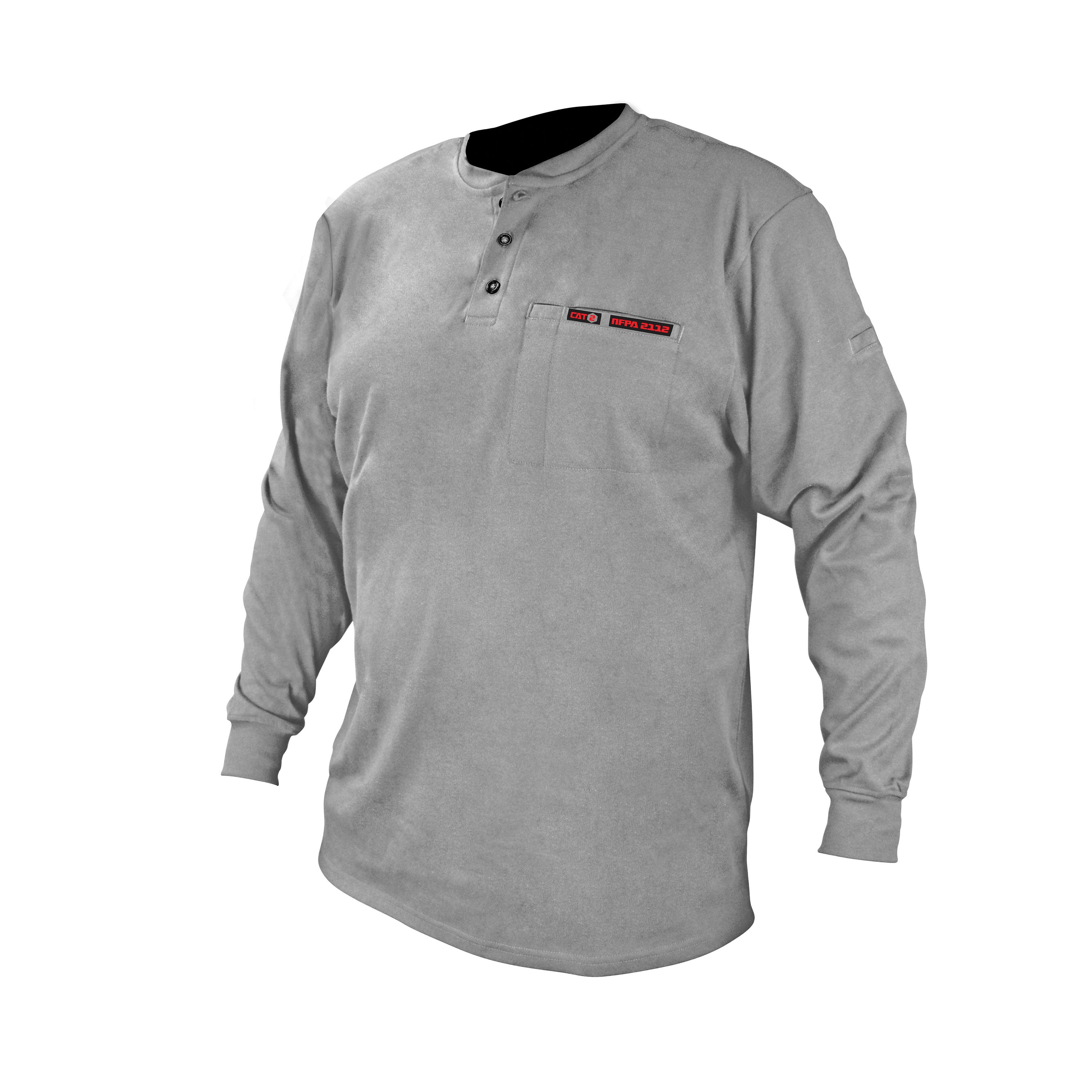 Radians FRS-002 FRS-002 VolCore® Long Sleeve Cotton Henley FR Shirt - Safety Shirt