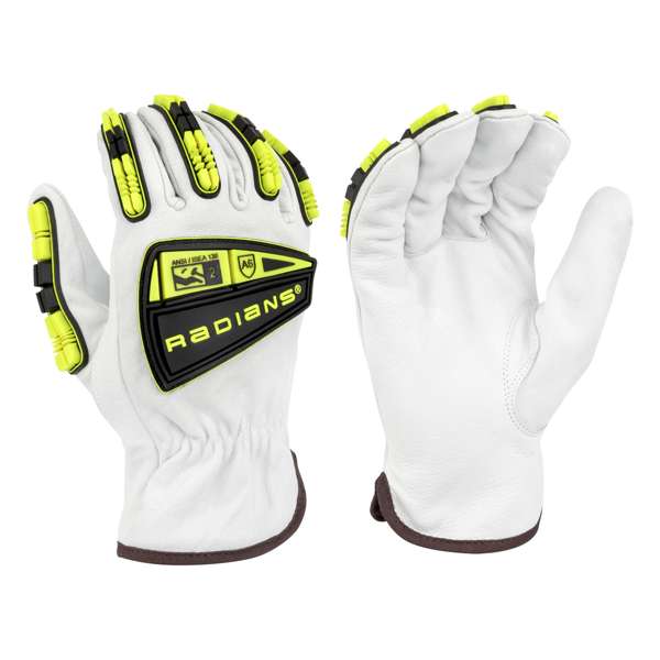 Radians RWG86 RWG86 KAMORI® Goatskin Leather HPPE Lined A6 Cut Protection Glove with TPR - Work Gloves