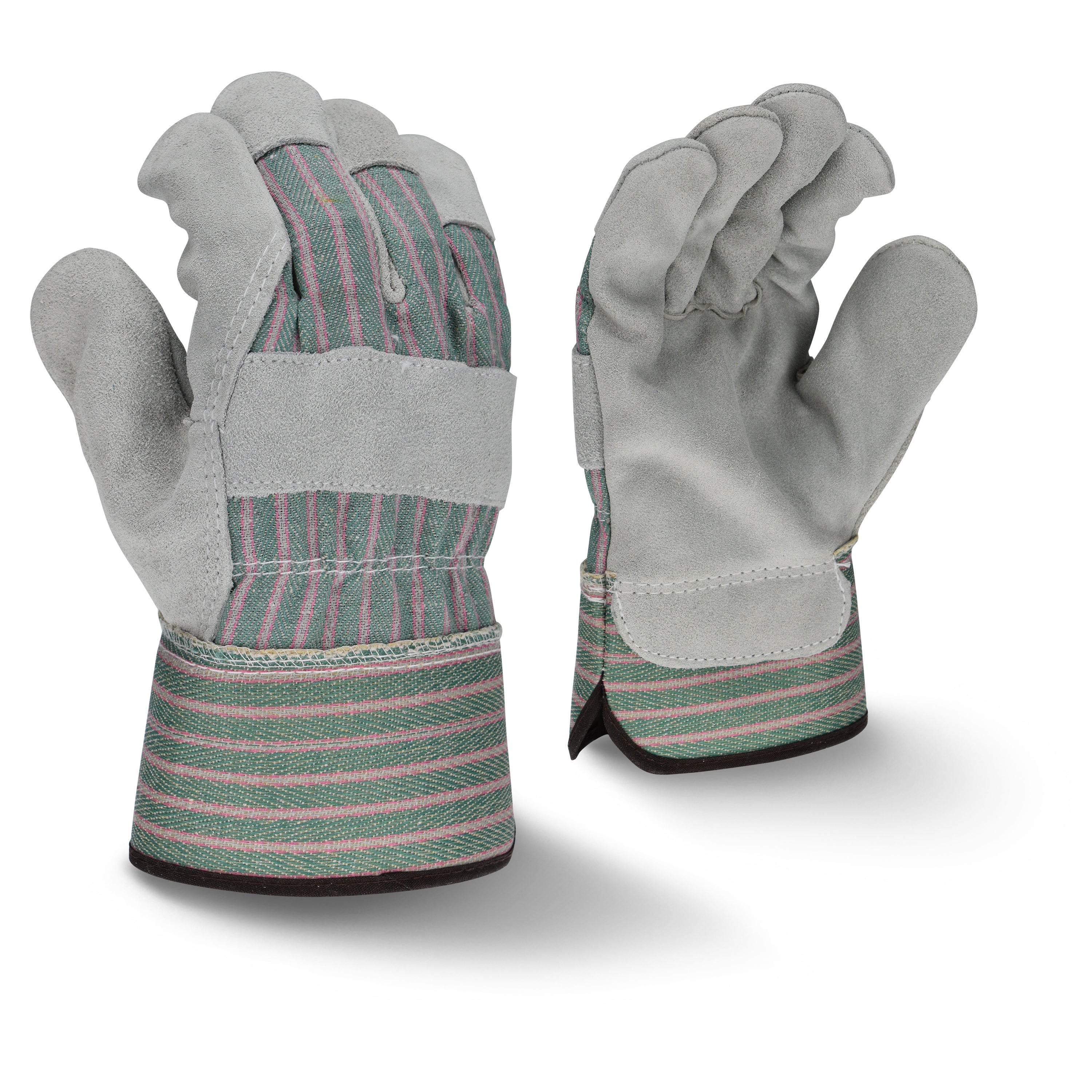 Radians RWG3300 RWG3300 Select Shoulder Gray Split Cowhide Leather Glove - Work Gloves