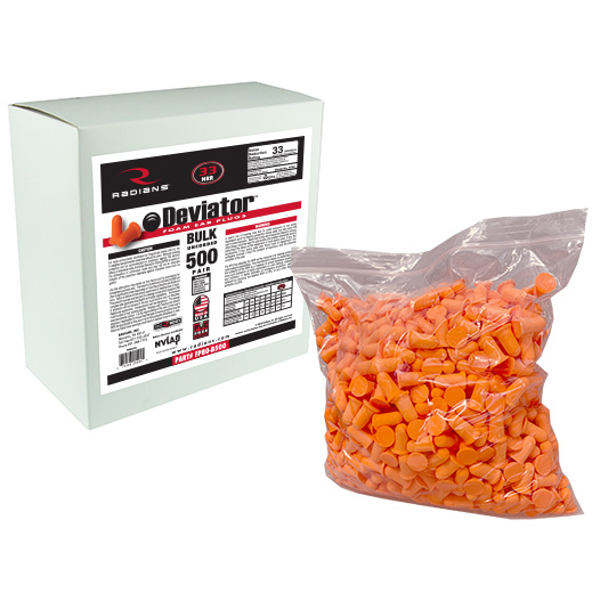 Radians FP80-B500_STY Deviator® Foam Uncorded Earplug Dispenser Refill - Hearing Protection