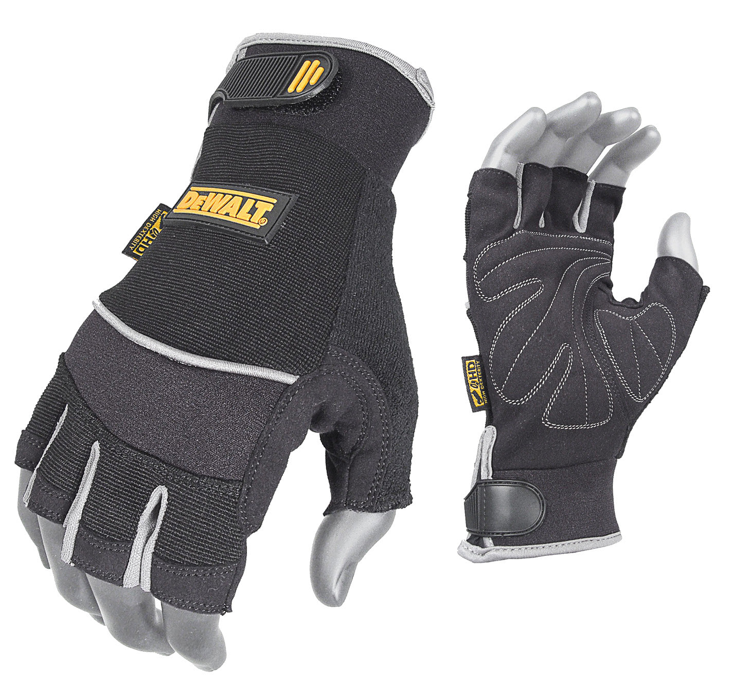 Radians DPG230 DPG230 Synthetic Leather Technician's Fingerless Glove - Work Gloves