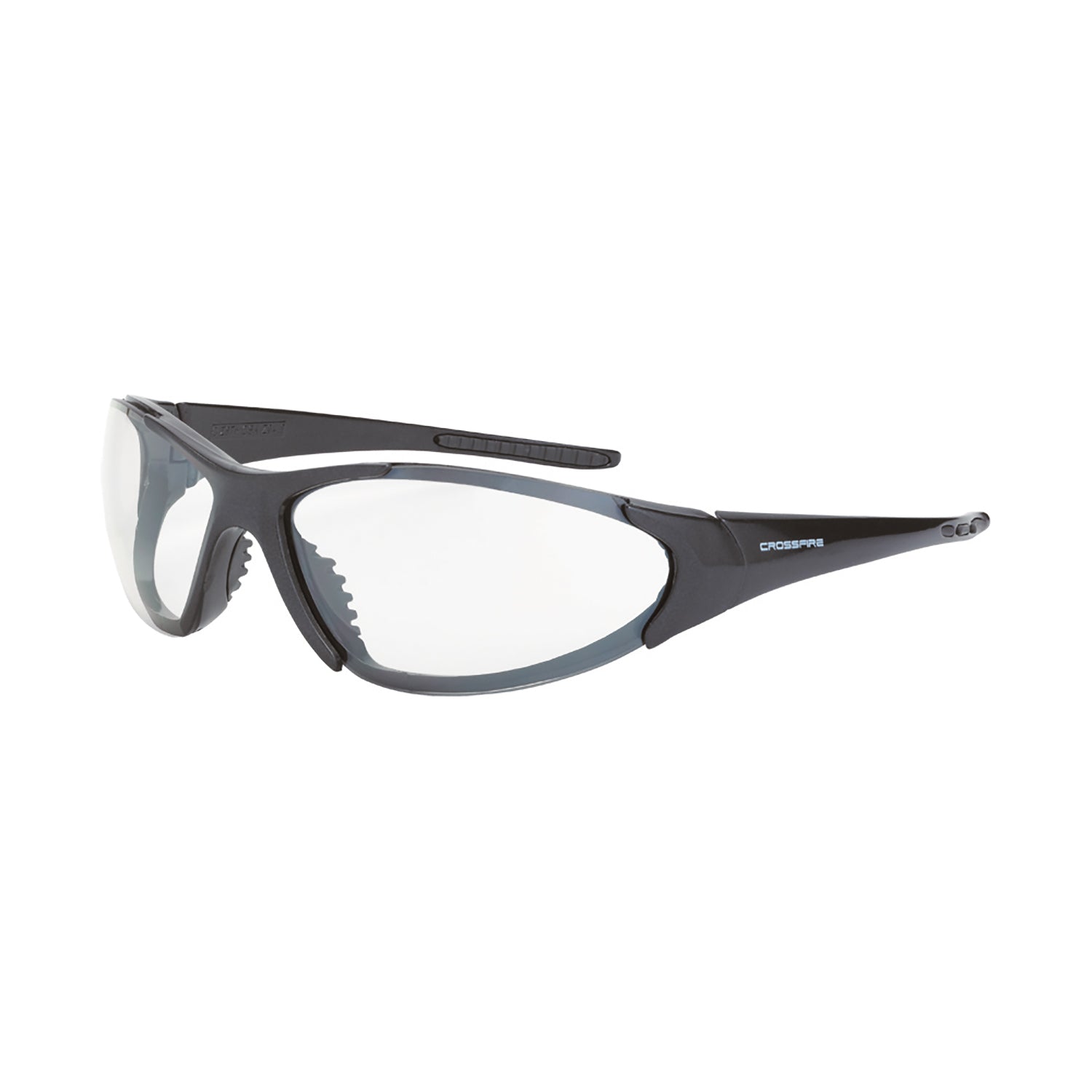 Core Premium Safety Eyewear Shiny Pearl Gray Frame Clear Anti-Fog Lens