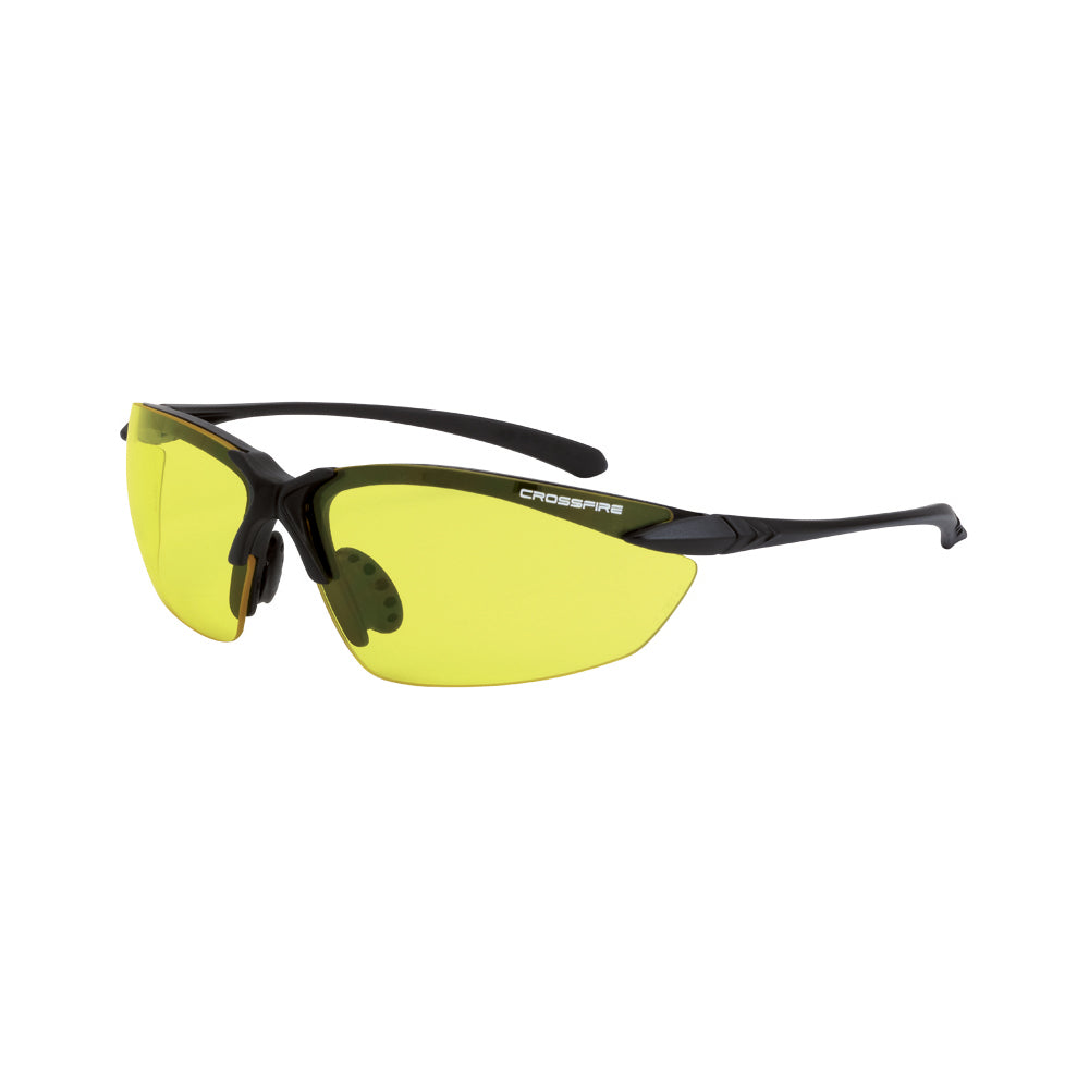 Sniper Premium Safety Eyewear Matte Black Frame Lens