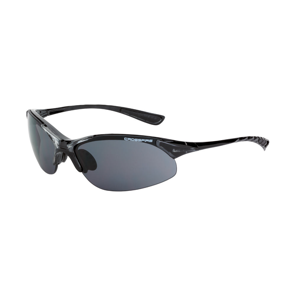 XCBR Premium Safety Eyewear Crystal Black Frame Smoke Lens