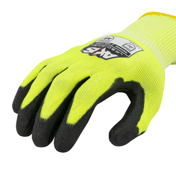 Radians RWG558 RWG558 AXIS™ Cut Protection Level A7 PU Coated Glove - Safety Glasses