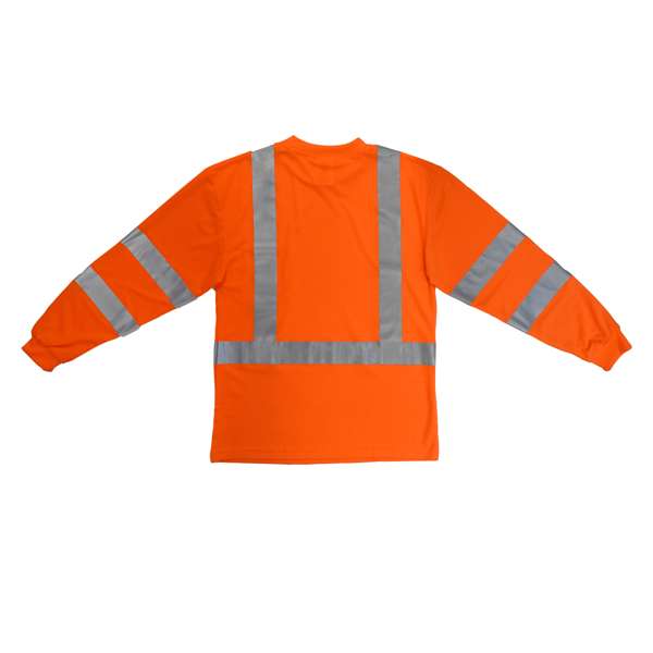 Radians ST21-3 ST21 Class 3 Long Sleeve T-Shirt with Max-Dri™ ANSI Class 3 - Safety Shirt