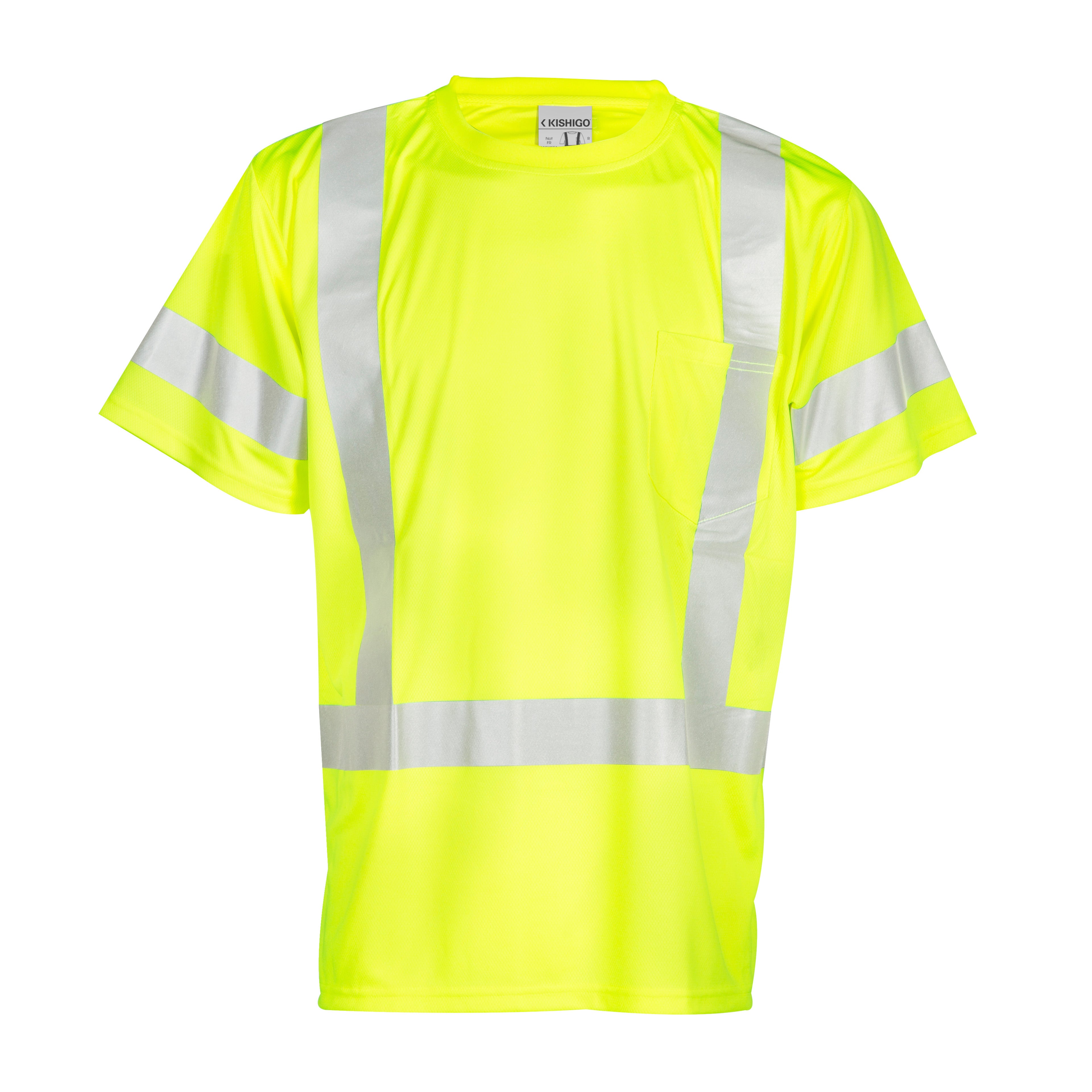 Kishigo 9118 Short Sleeve Class 3 T-Shirt ANSI Class 3 - Safety Shirt