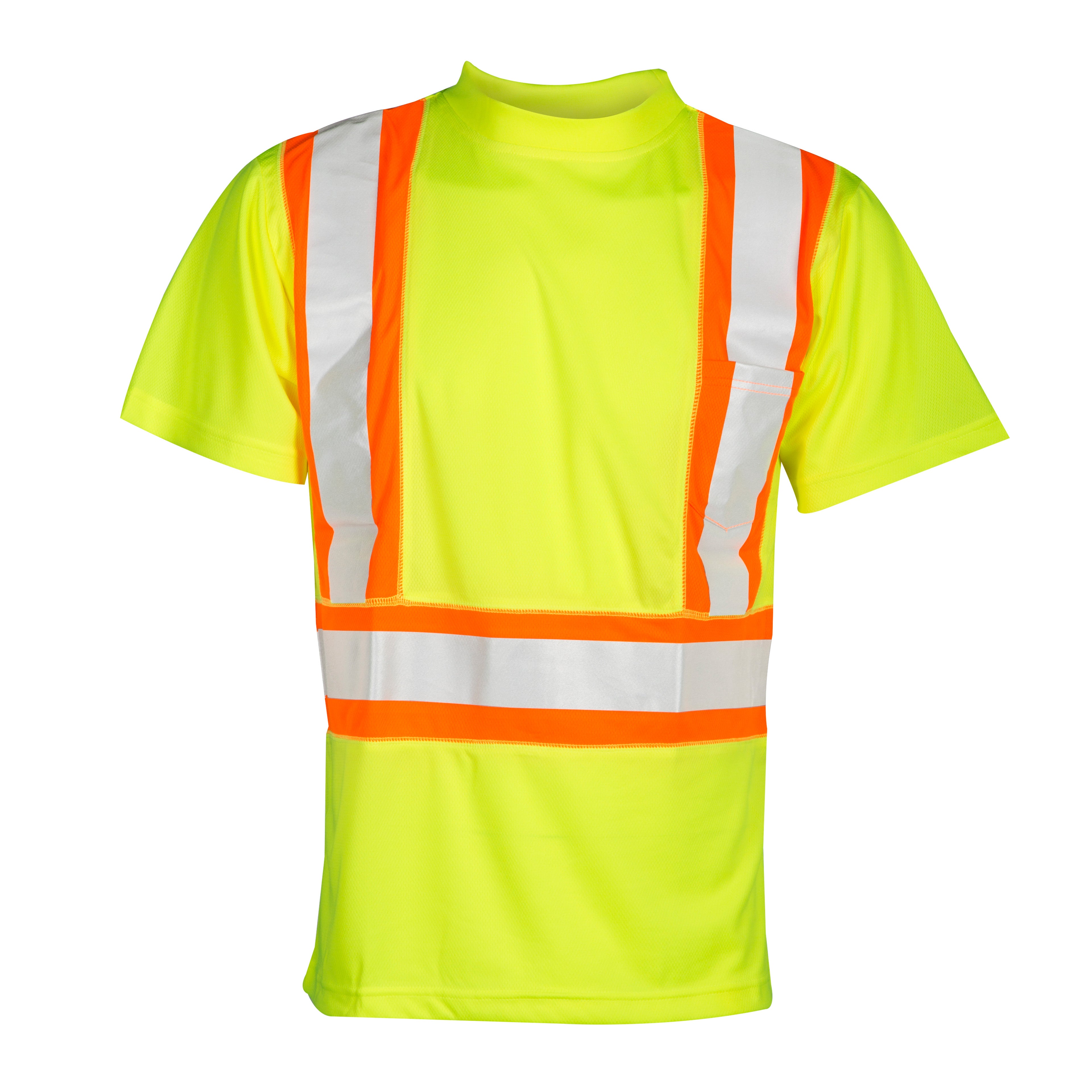 9120 Flat Stitch Panels Class 2 T-Shirt