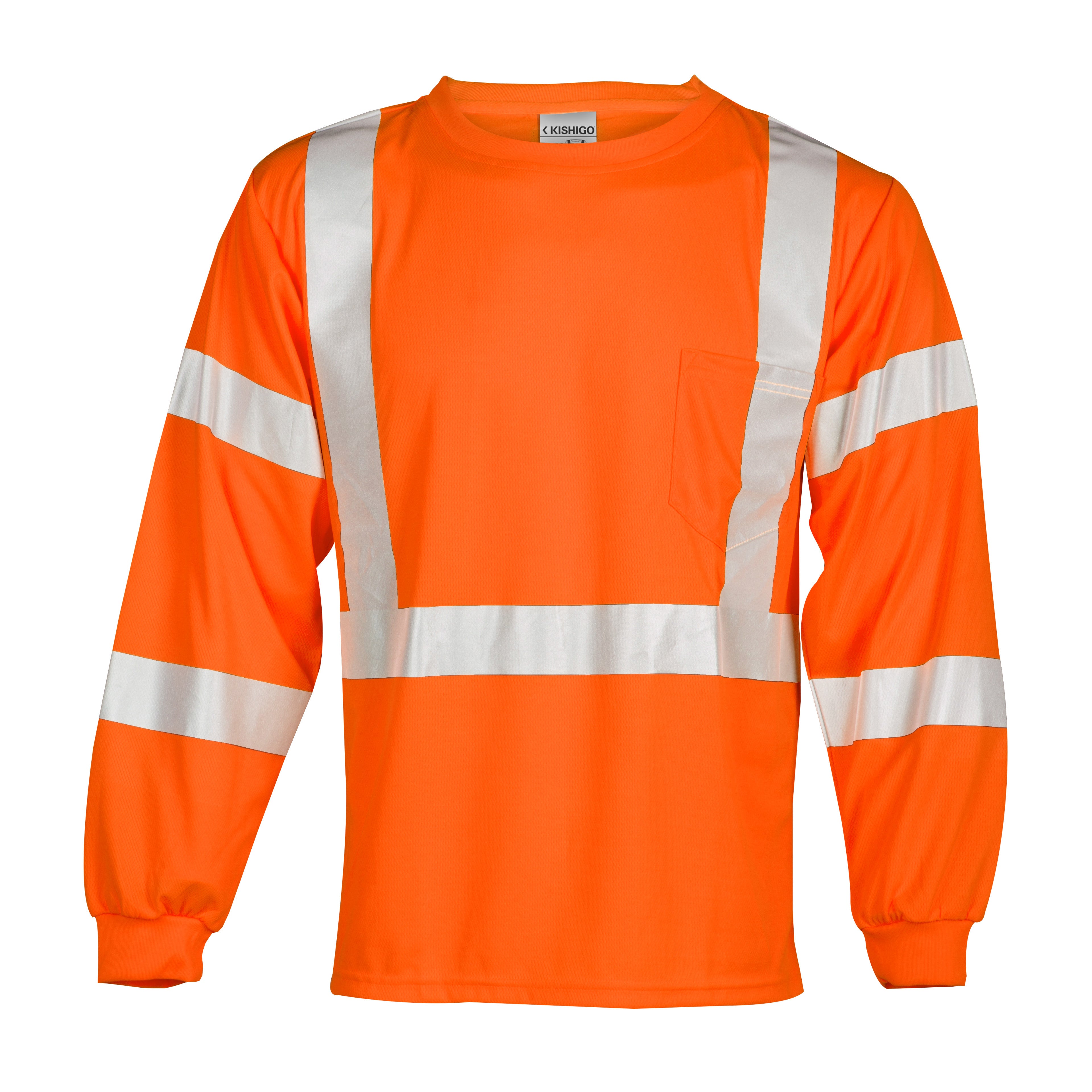 Kishigo 9146 Long Sleeve Class 3 T-Shirt ANSI Class 3 - Safety Shirt