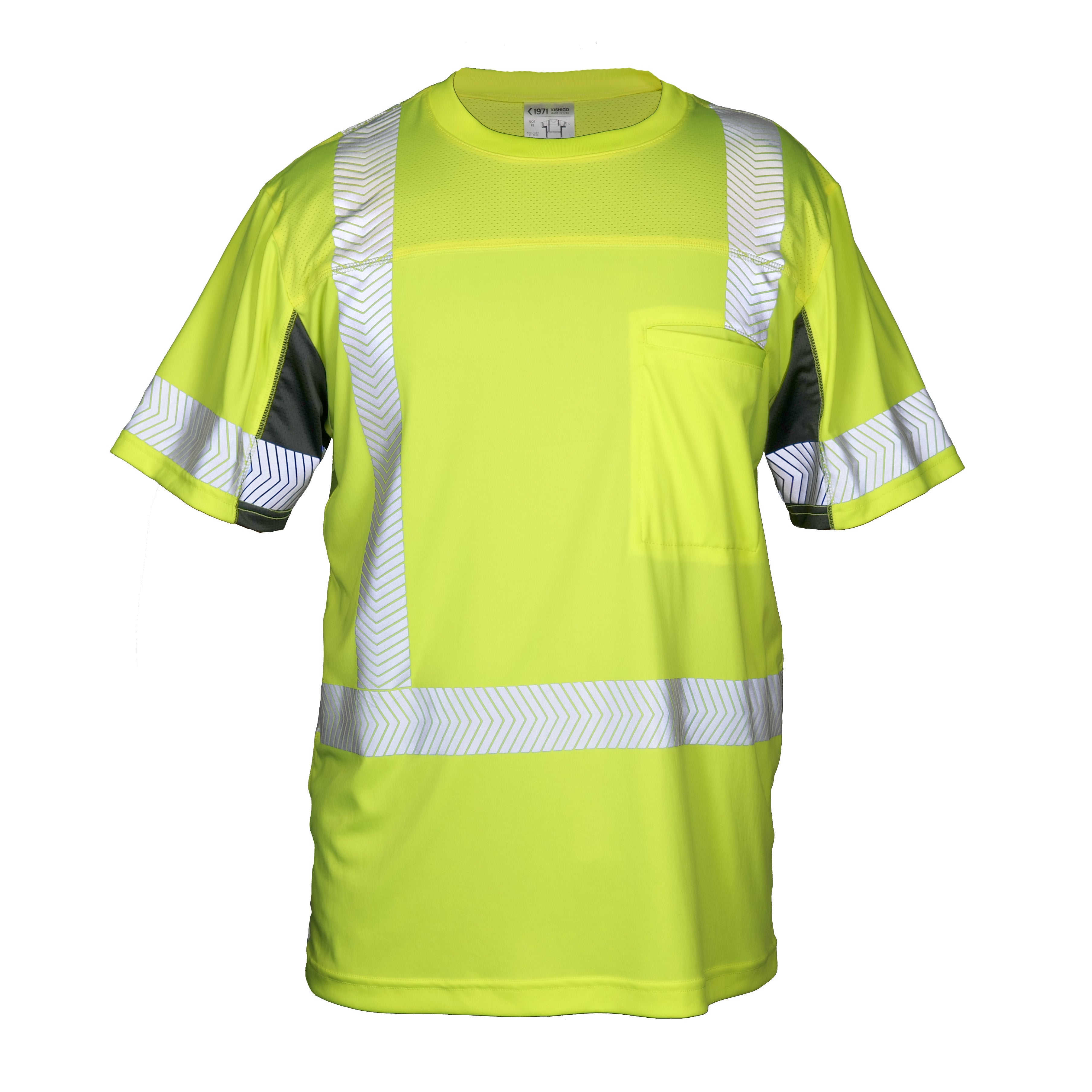 Kishigo 9175 Premium Black Cool Touch Short Sleeve T-shirt, Class 3 ANSI Class 3 - Safety Shirt