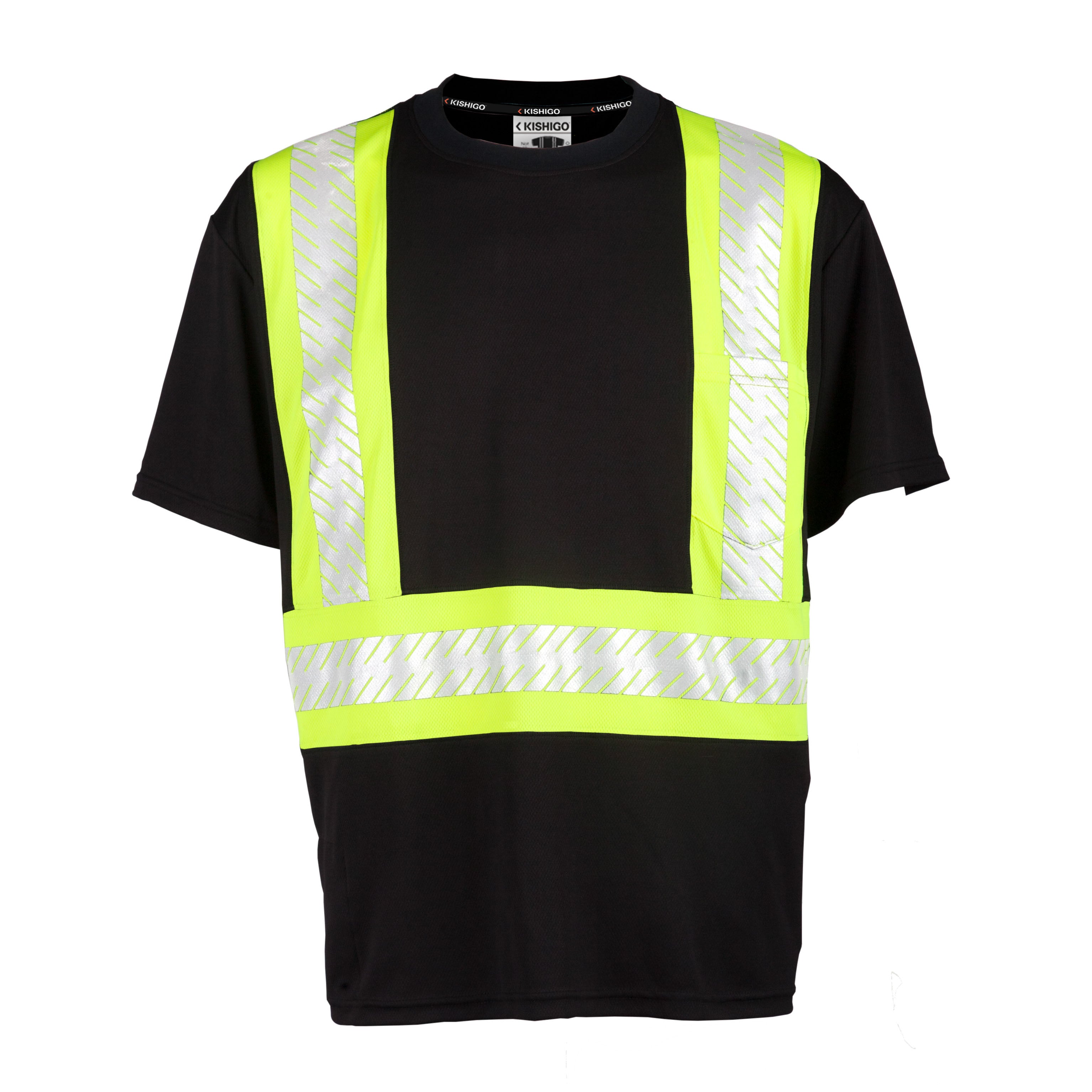 Kishigo B200 Enhanced Visibility Contrast T-Shirt - Safety Shirt