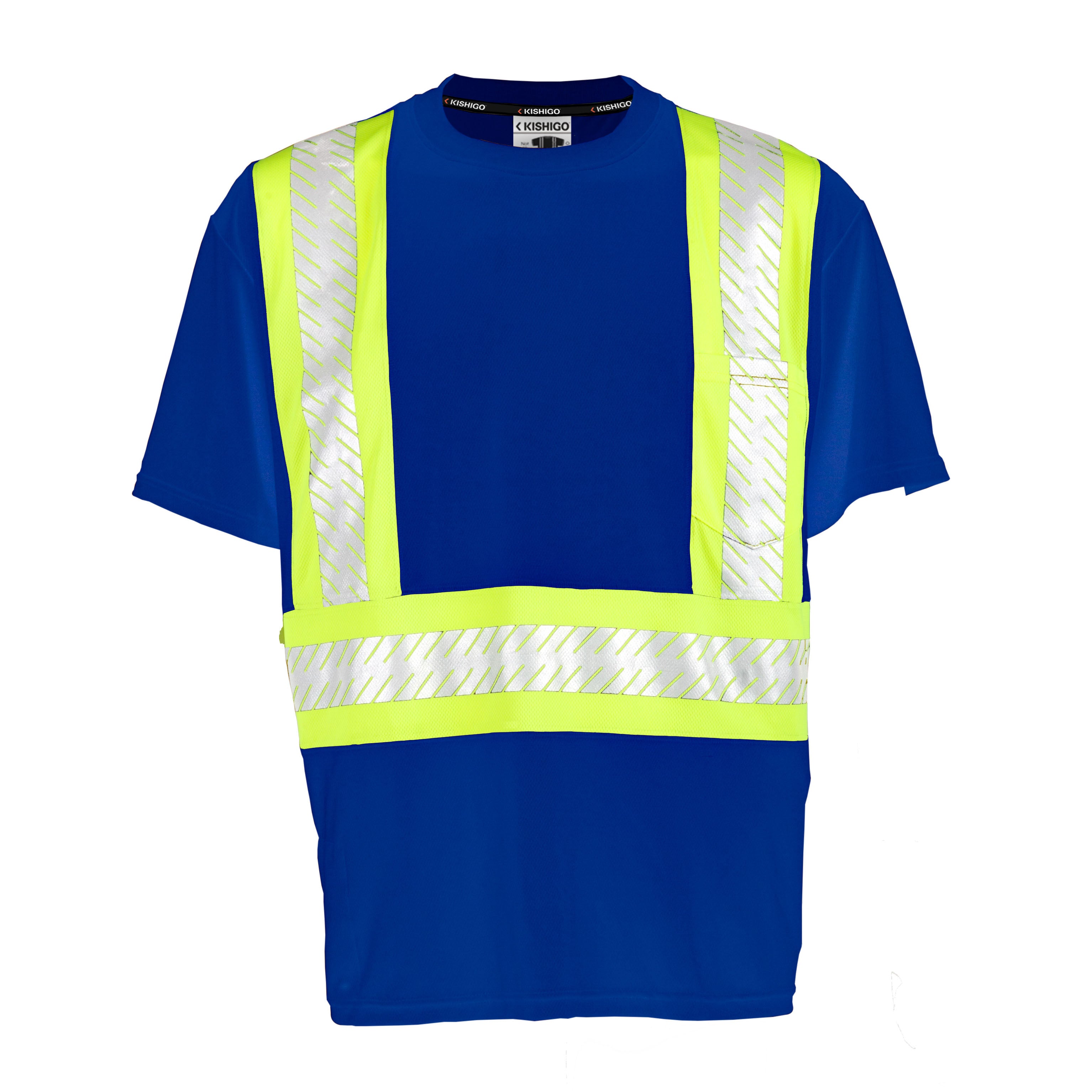 Kishigo B202 Enhanced Visibility Contrast T-Shirt - Safety Shirt