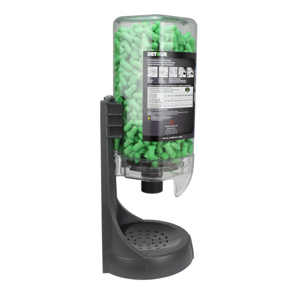 Radians FPD-500L30_STY Refillable Dispenser with Detour® 32 Earplugs - Hearing Protection