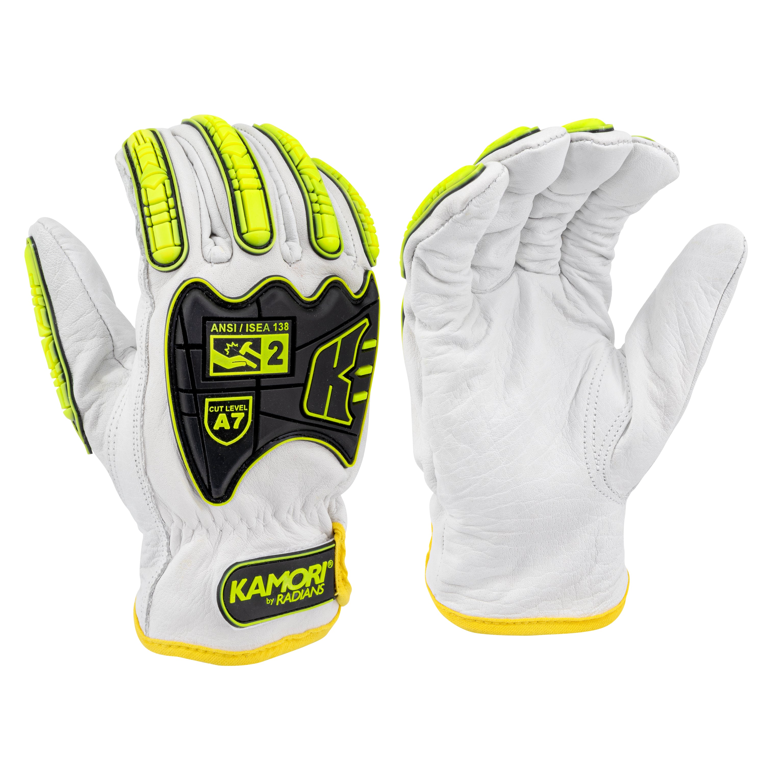 Radians RWG47 RWG47 KAMORI® Cut A7 Buffalo Leather Driver with TPR - Safety Glasses